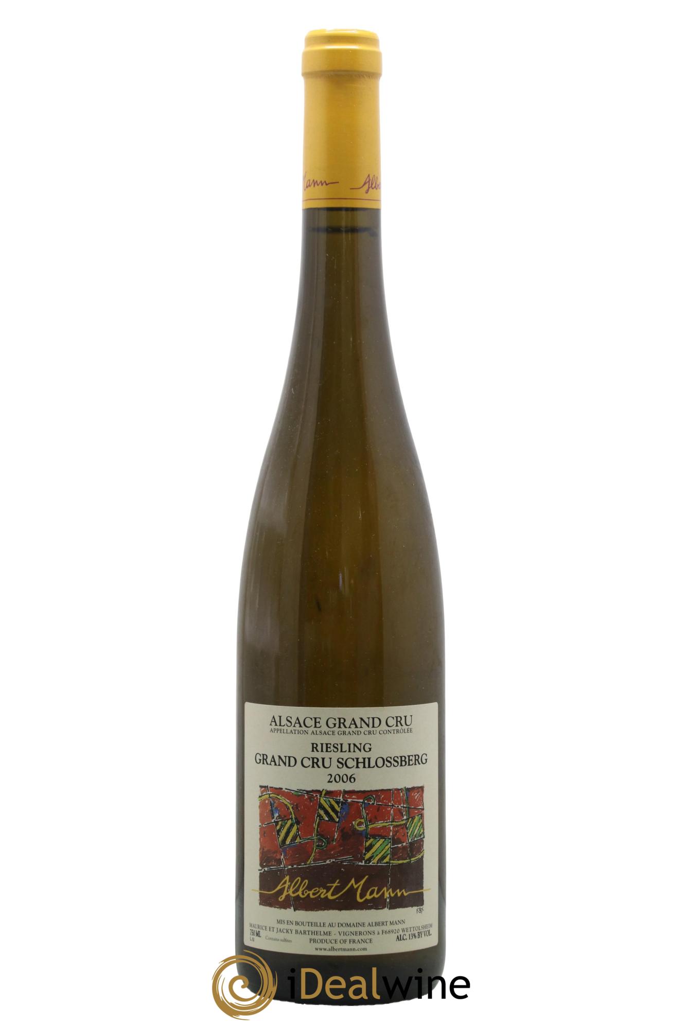 Alsace Riesling Grand Cru Schlossberg Albert Mann 2006 - Lot de 1 bouteille - 0