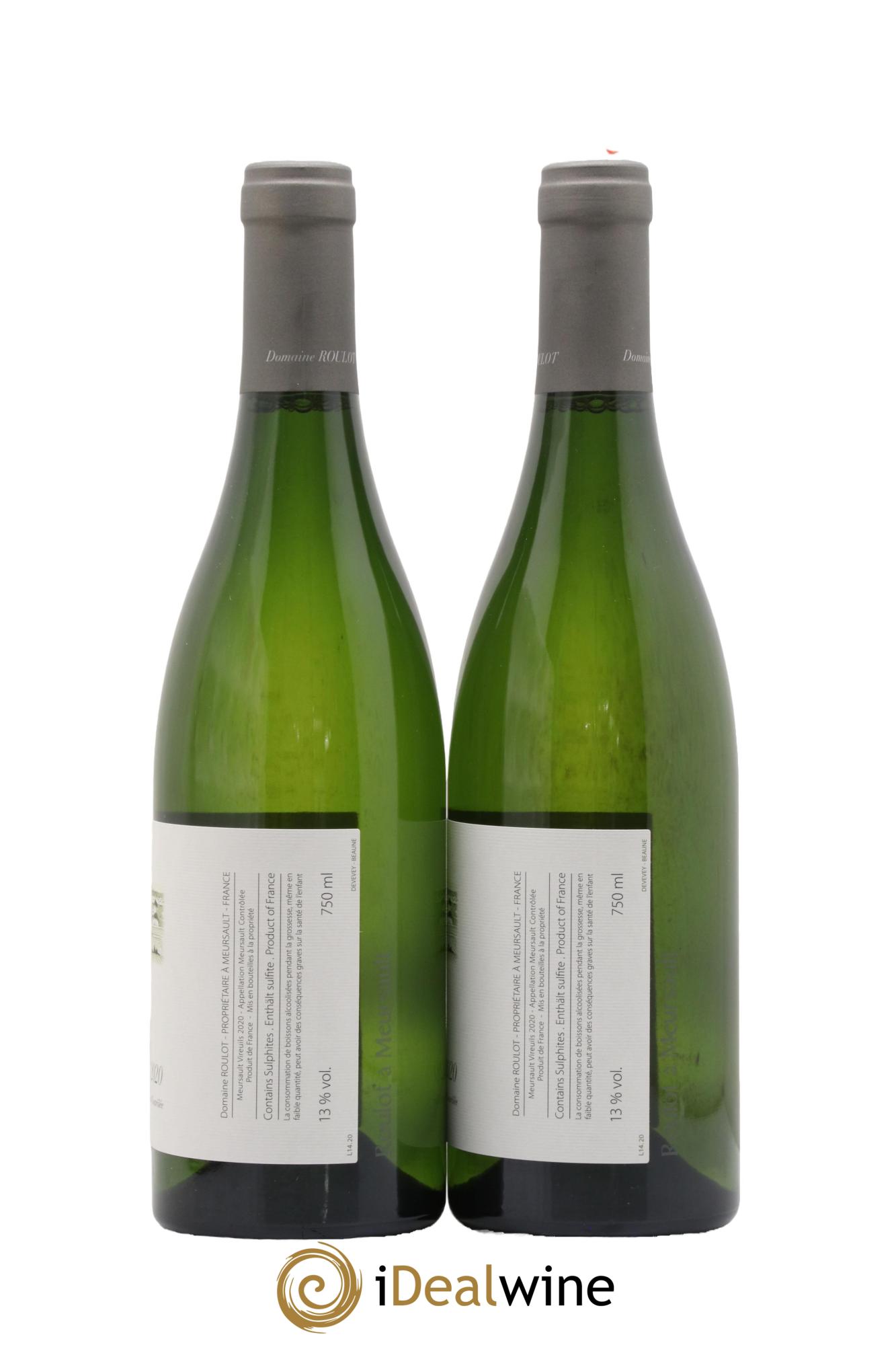 Meursault Les Vireuils Roulot (Domaine) 2020 - Lot de 2 bouteilles - 1