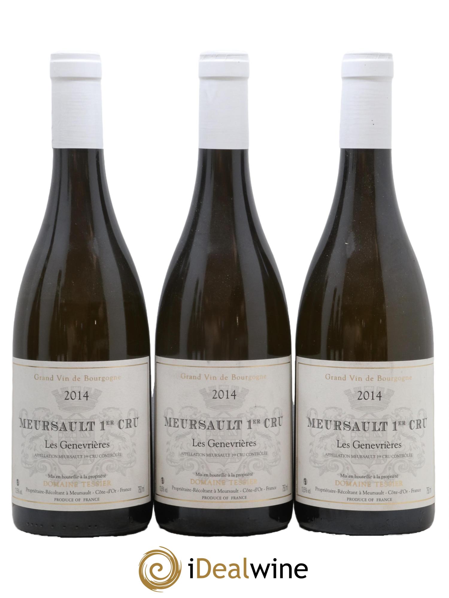 Meursault 1er Cru Les Genevrières Tessier (Domaine) 2014 - Lot de 3 bouteilles - 0