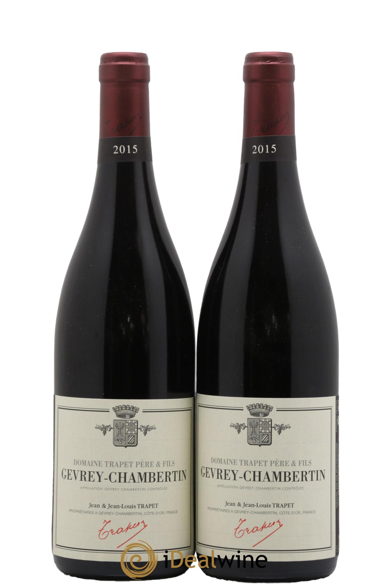 Gevrey-Chambertin Domaine Trapet 2015 - Lot of 2 bottles - 0