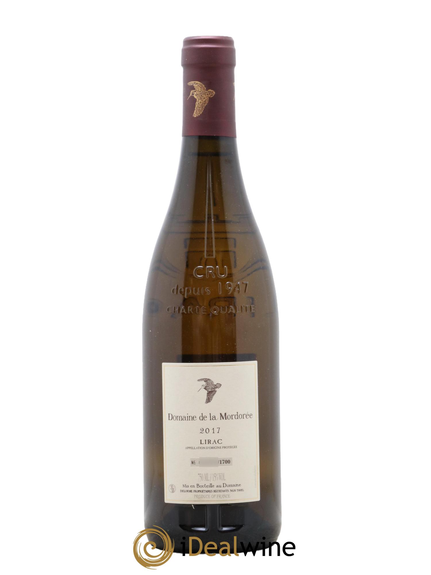 Lirac Plume Du Peintre La Mordorée 2017 - Lot de 1 bouteille - 1