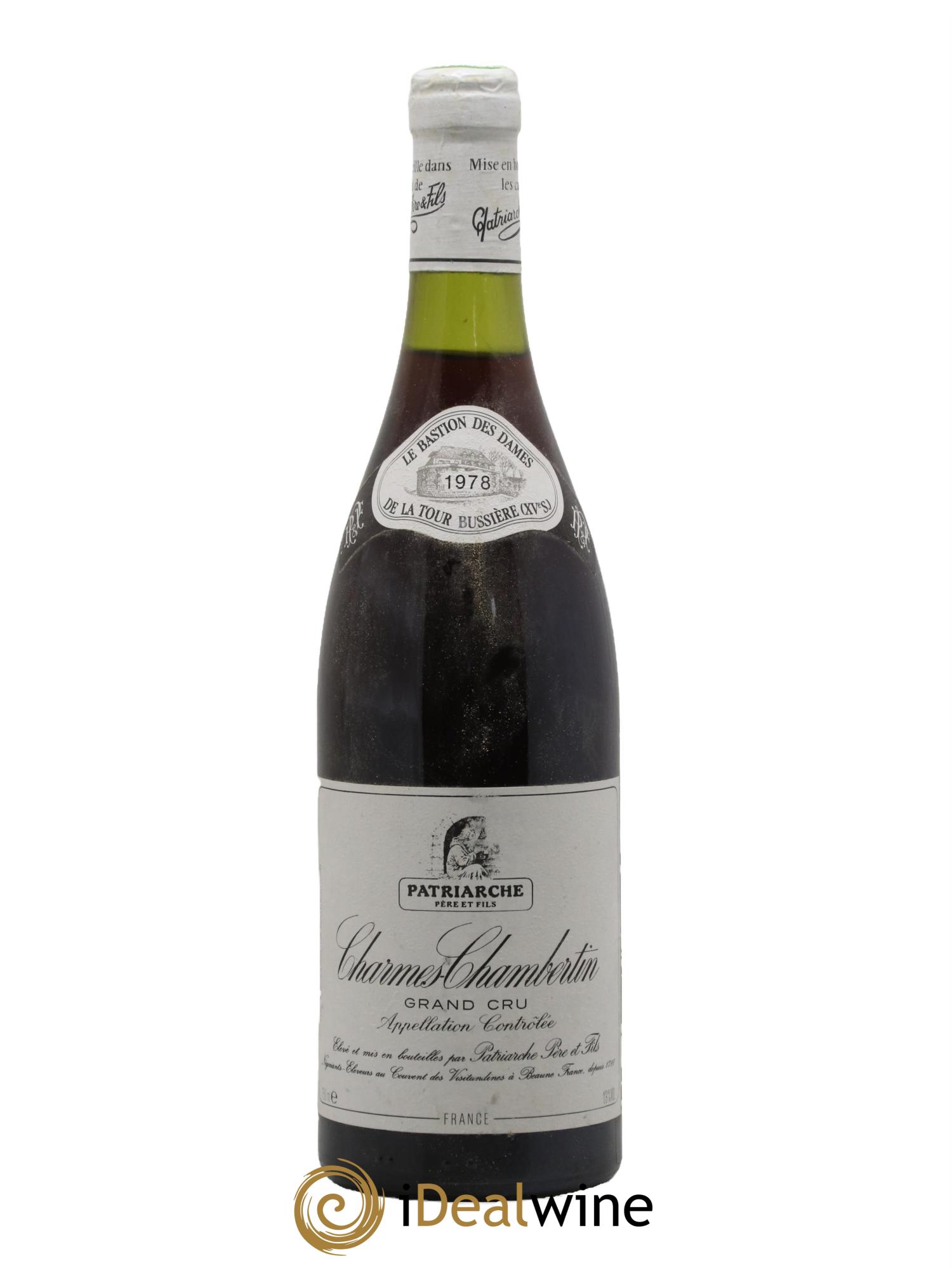 Charmes-Chambertin Grand Cru Patriarche 1978 - Lot de 1 bouteille - 0