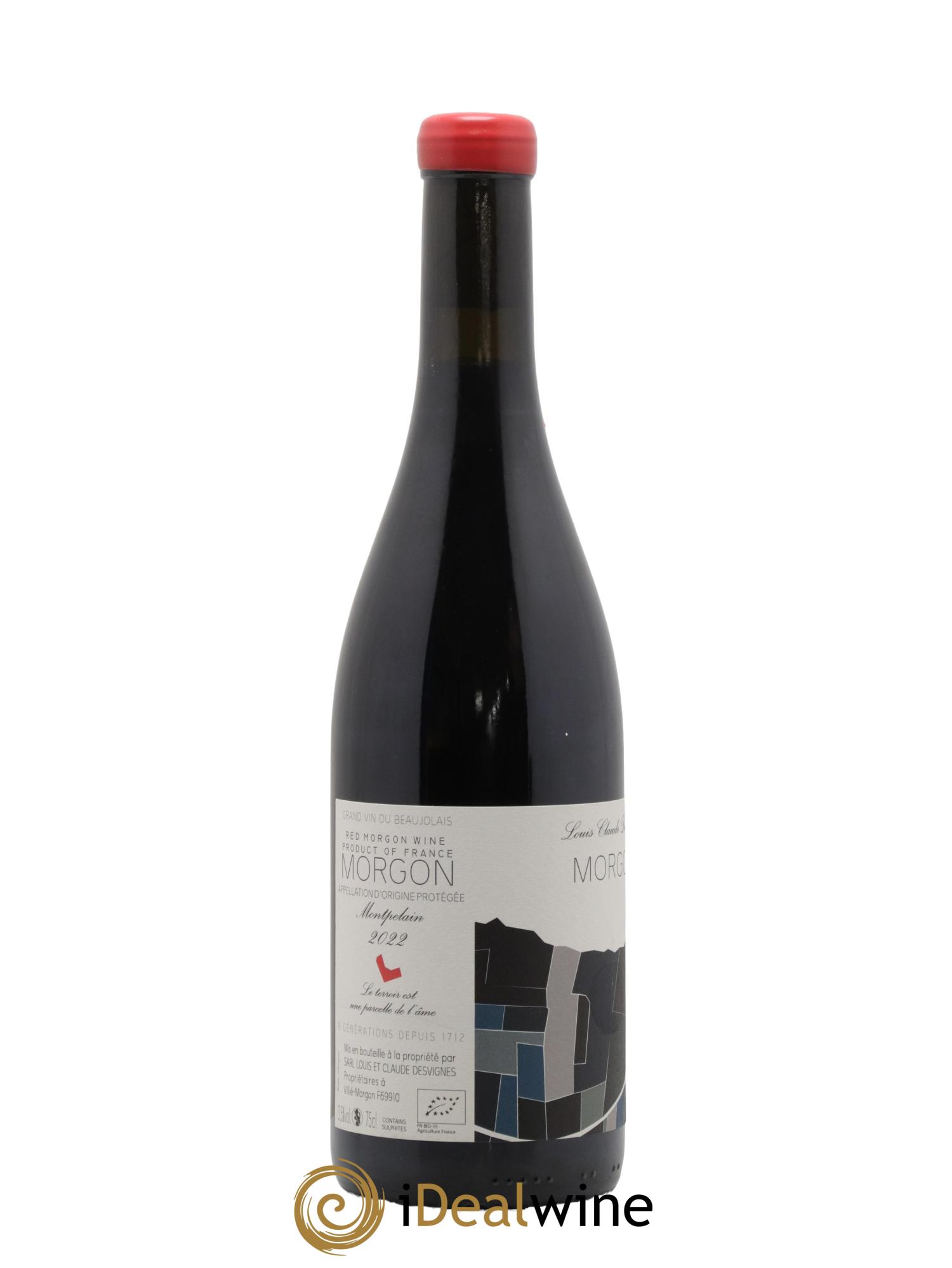 Morgon Montpelain Louis-Claude Desvignes 2022 - Lot de 1 bouteille - 1