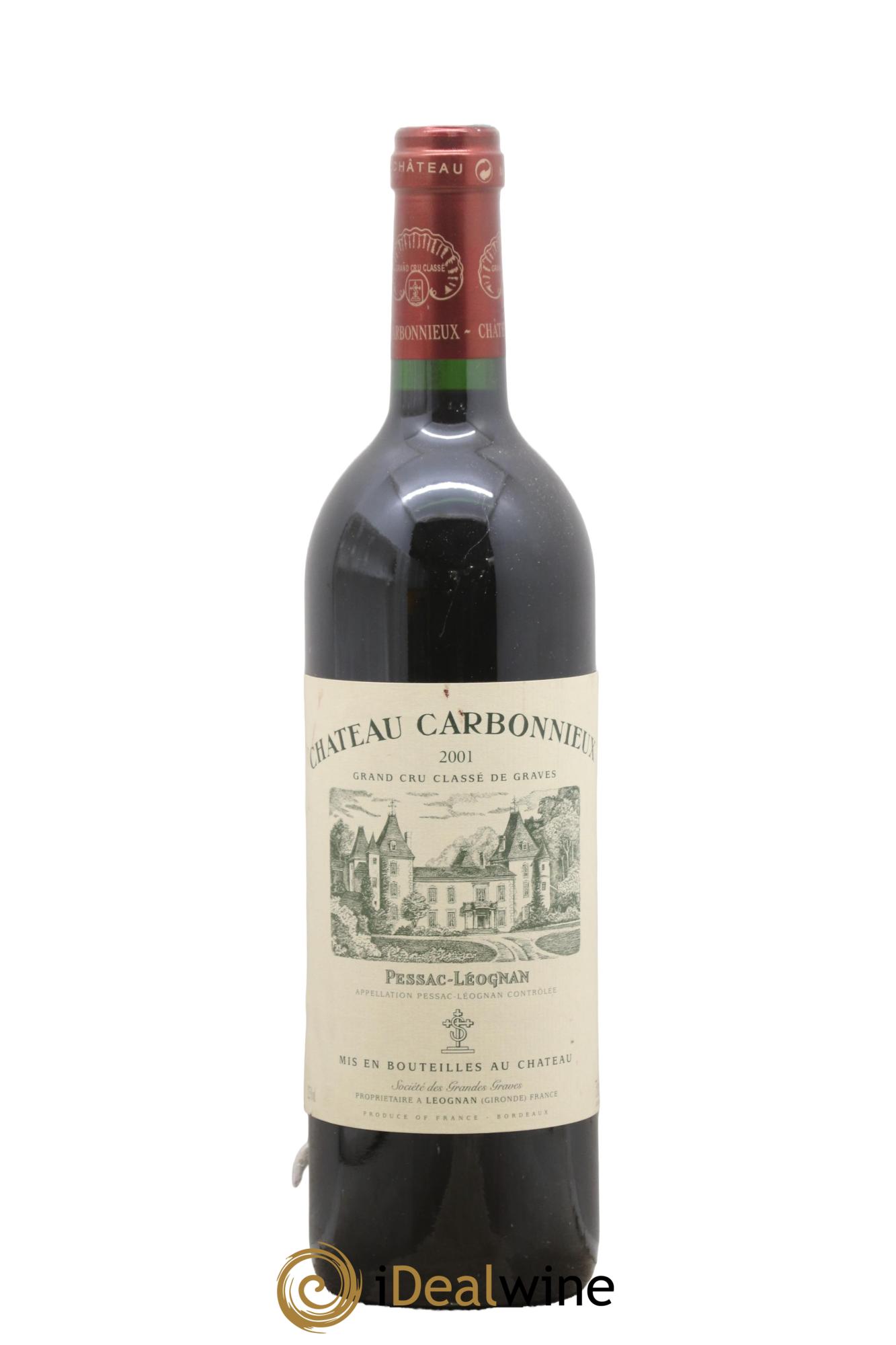 Château Carbonnieux Cru Classé de Graves 2001 - Lotto di 1 bottiglia - 0