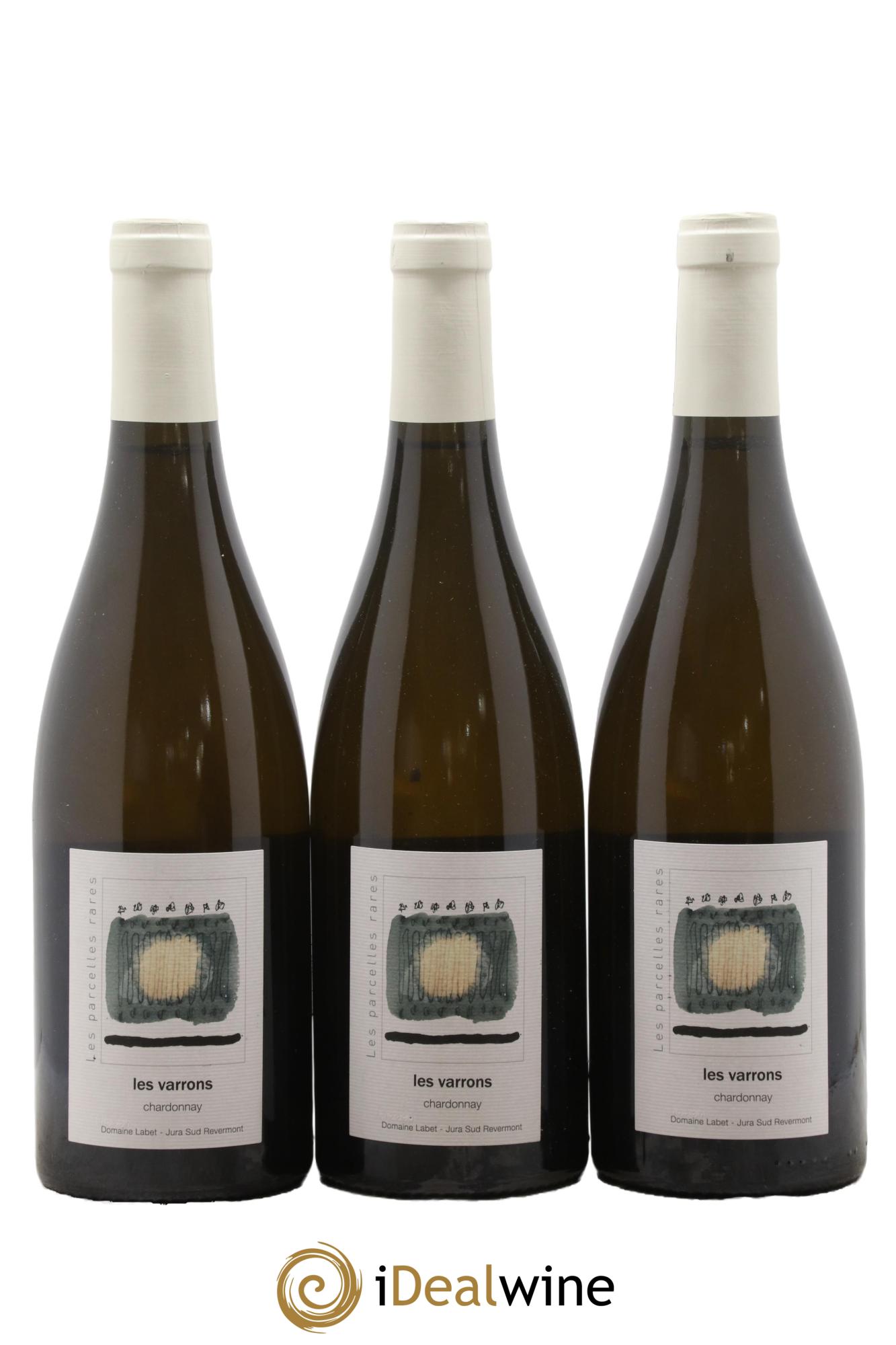 Côtes du Jura Chardonnay Les Varrons Romain - Julien - Charline Labet 2020 - Lotto di 3 bottiglie - 0