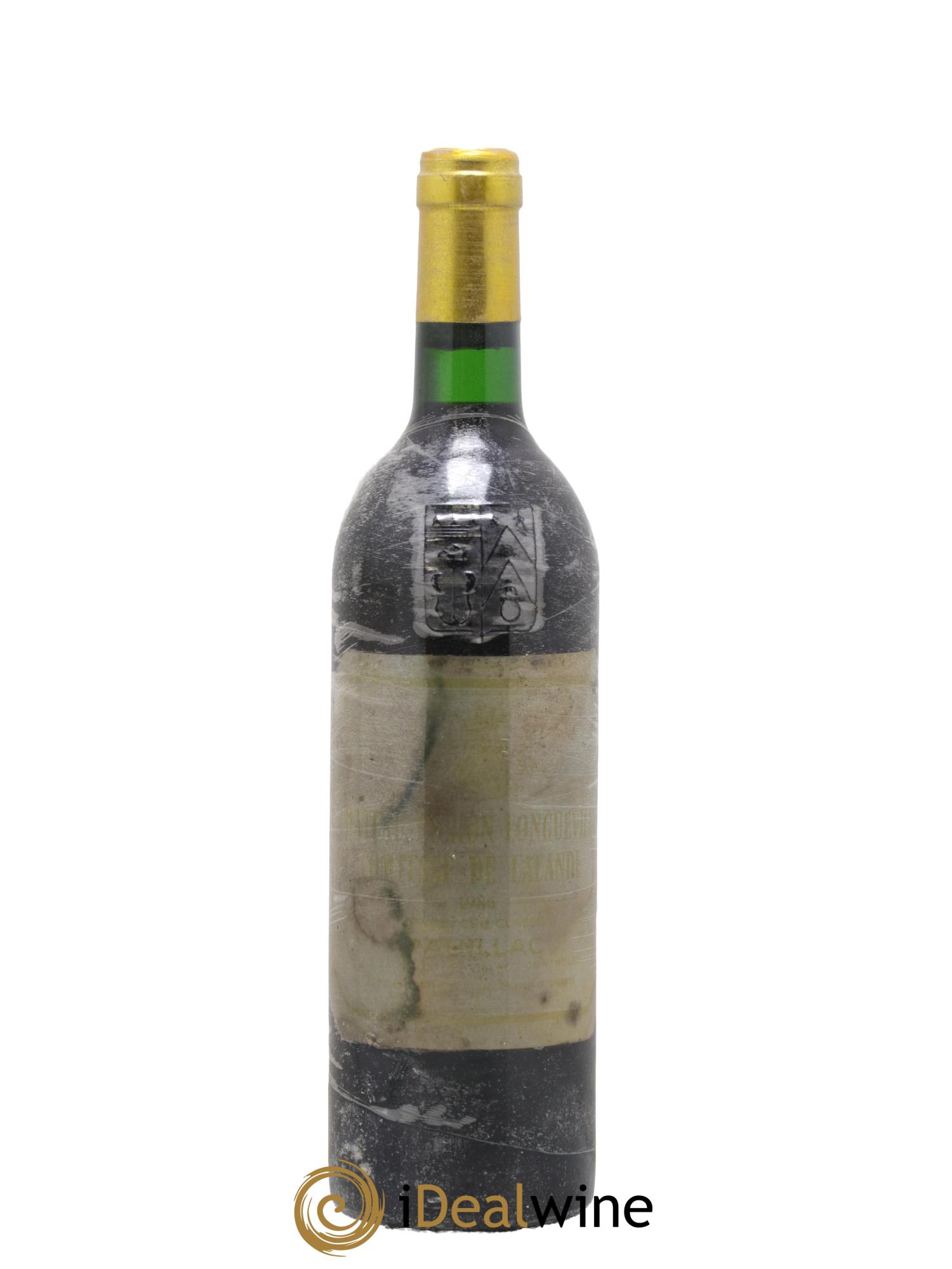 Château Pichon Longueville Comtesse de Lalande 2ème Grand Cru Classé 1986 - Lot de 1 bouteille - 0