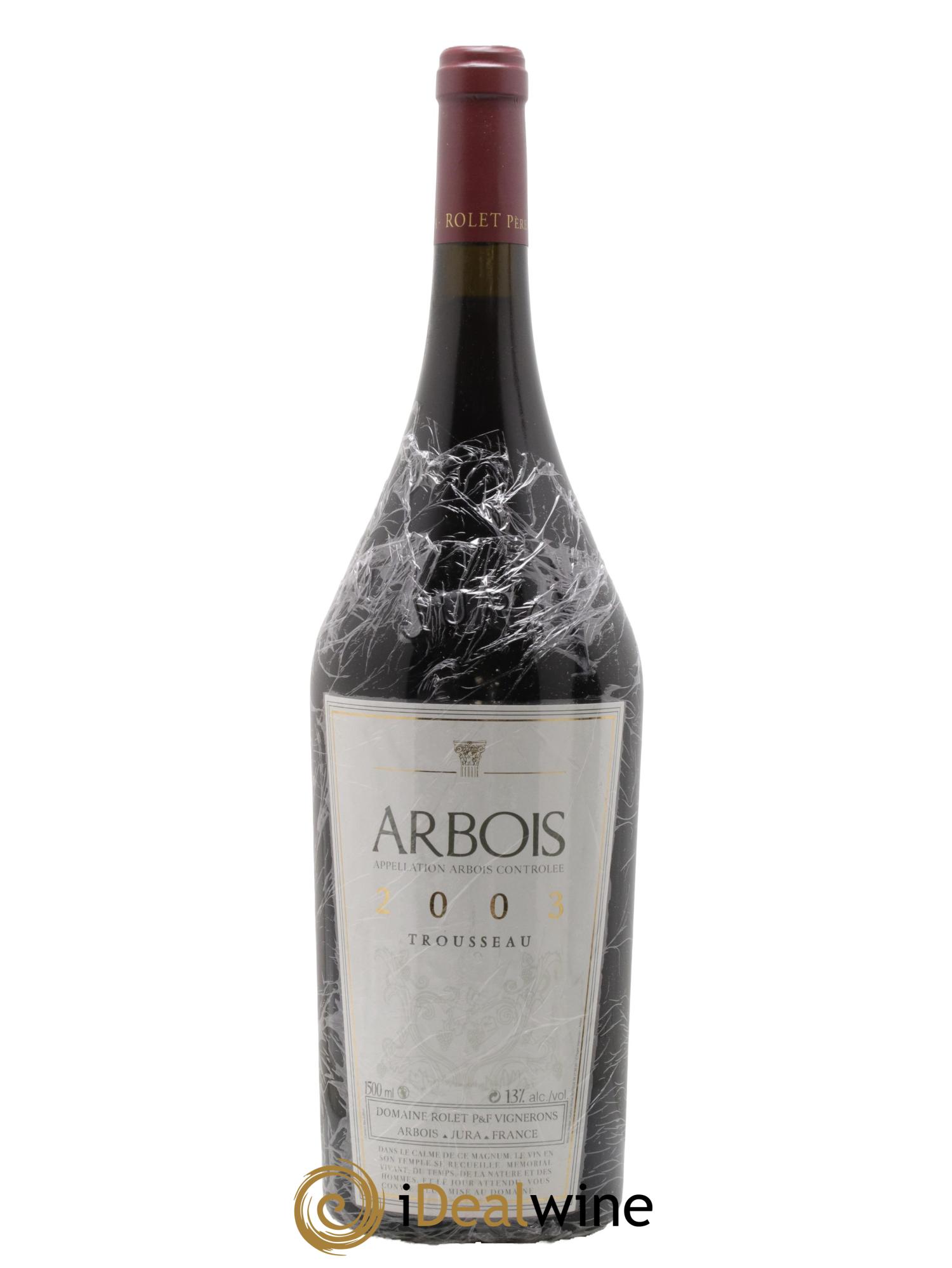 Arbois Trousseau Domaine Rolet 2003 - Lot de 1 magnum - 0