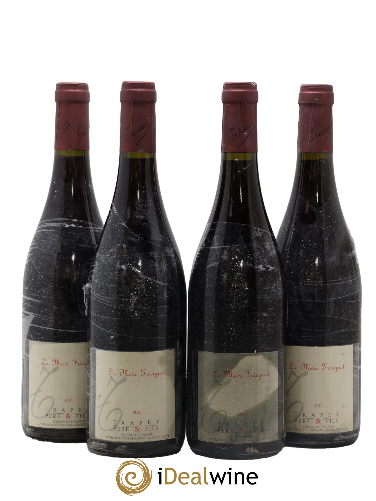 Côte de Nuits-Villages Le Meix Fringuet Domaine Trapet 2013 - Lot de 4 bouteilles - 0