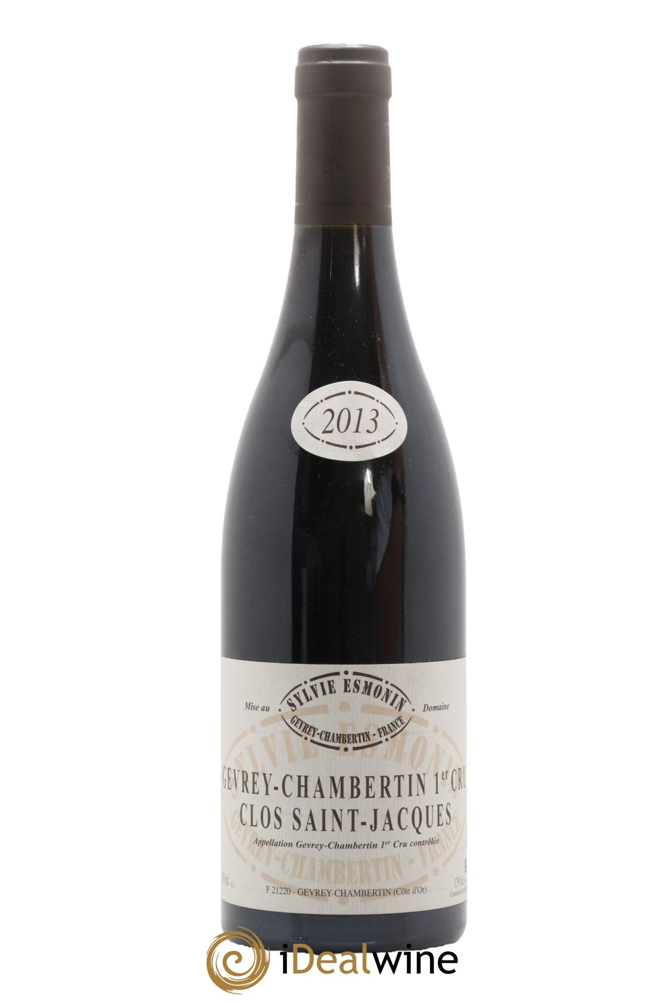 Gevrey-Chambertin 1er Cru Clos Saint Jacques Sylvie Esmonin 2013 - Lot de 1 bouteille - 0