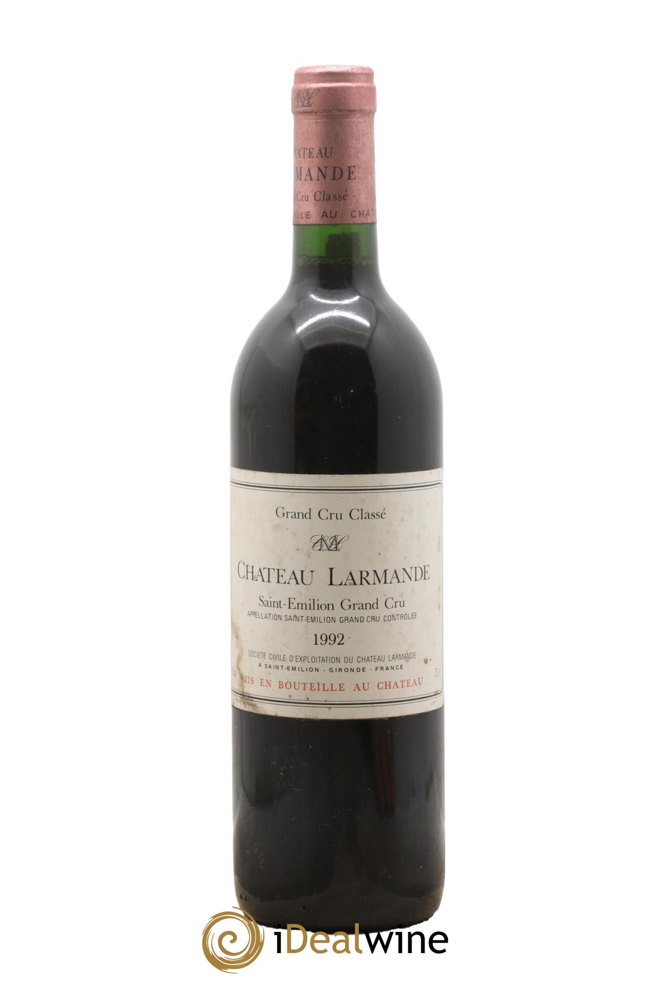 Château Larmande Grand Cru Classé 1992 - Lot of 1 bottle - 0