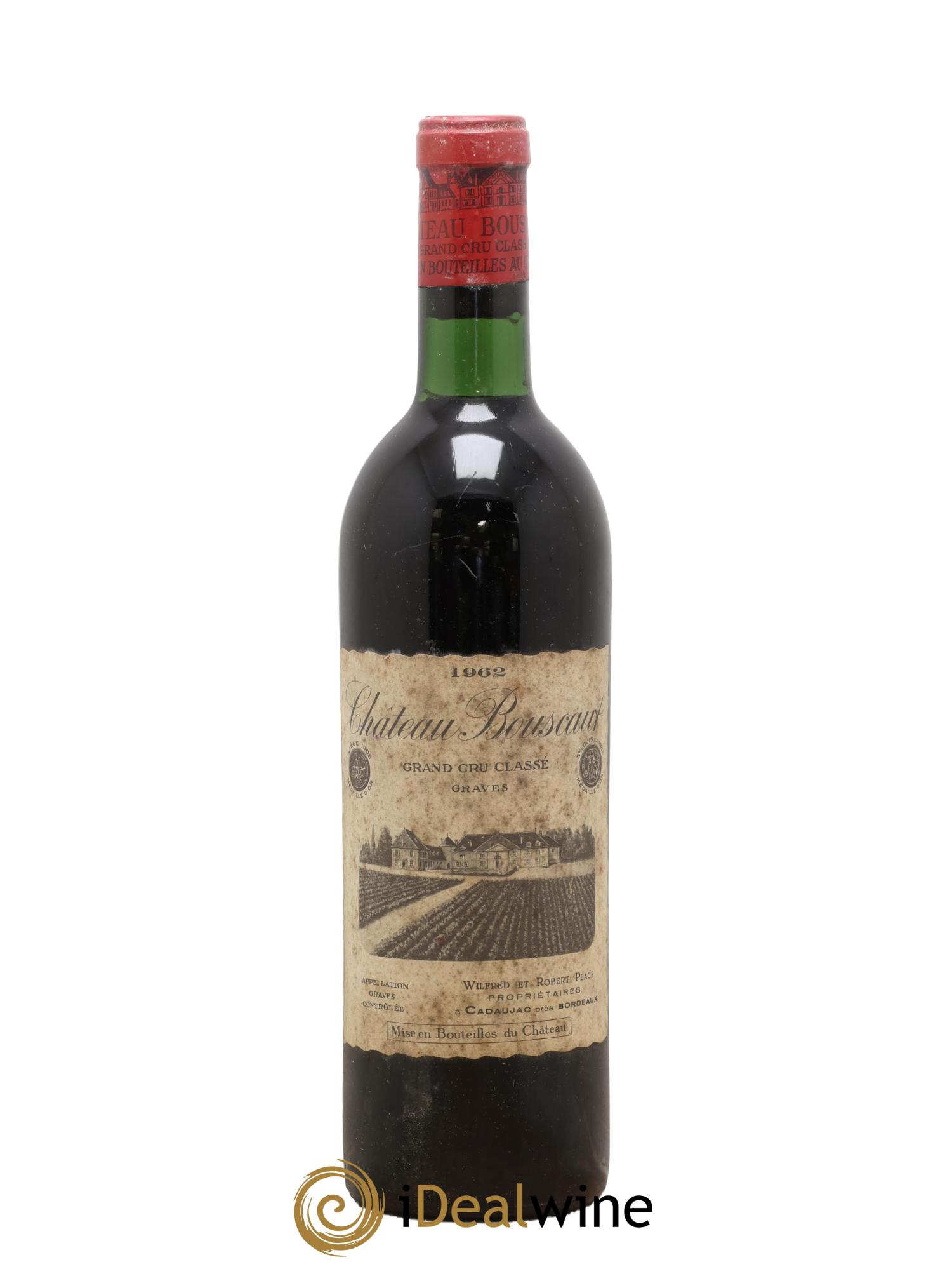 Château Bouscaut Cru Classé de Graves 1962 - Lot of 1 bottle - 0