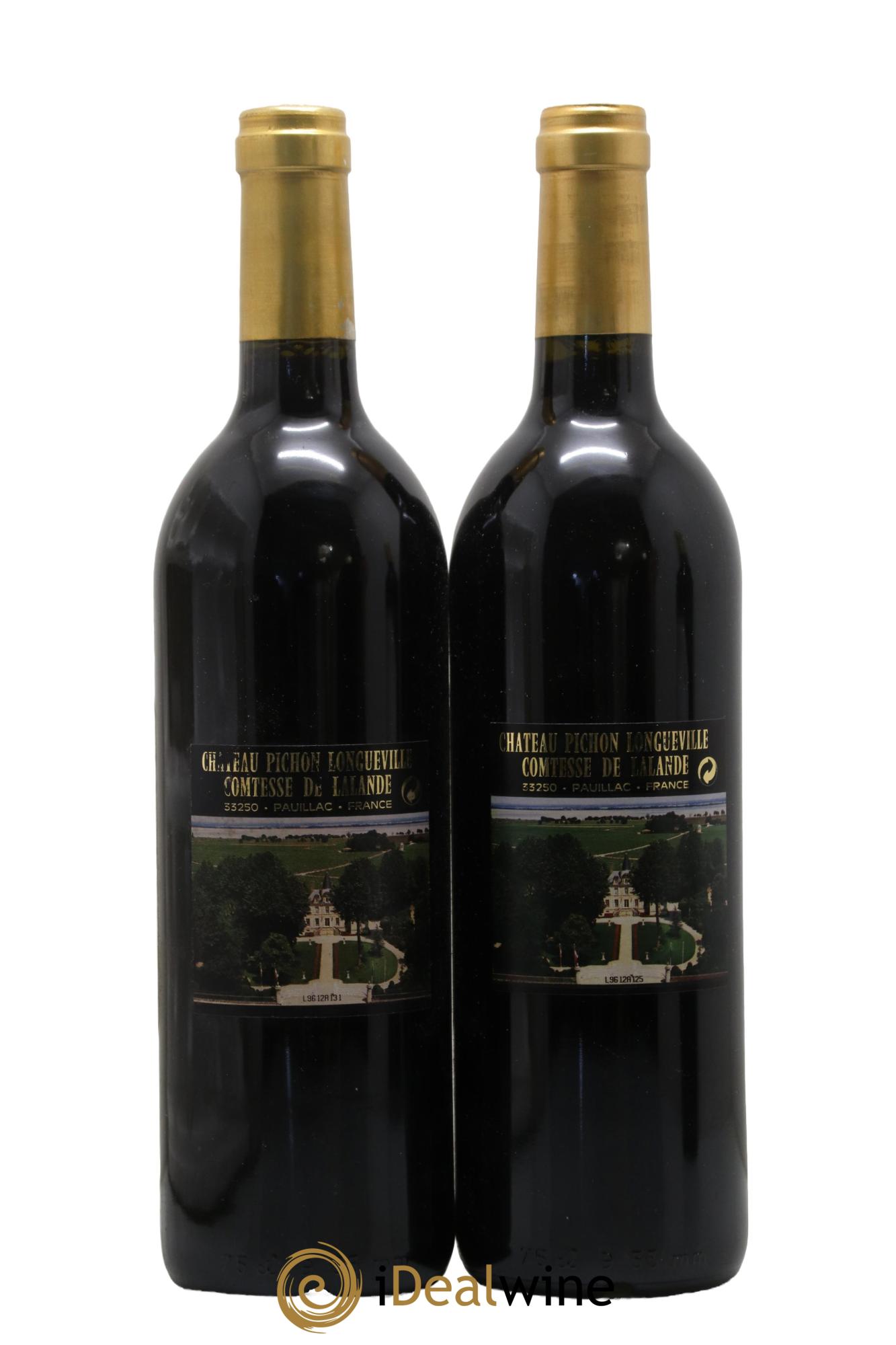 Château Pichon Longueville Comtesse de Lalande 2ème Grand Cru Classé 1996 - Lot of 2 bottles - 1
