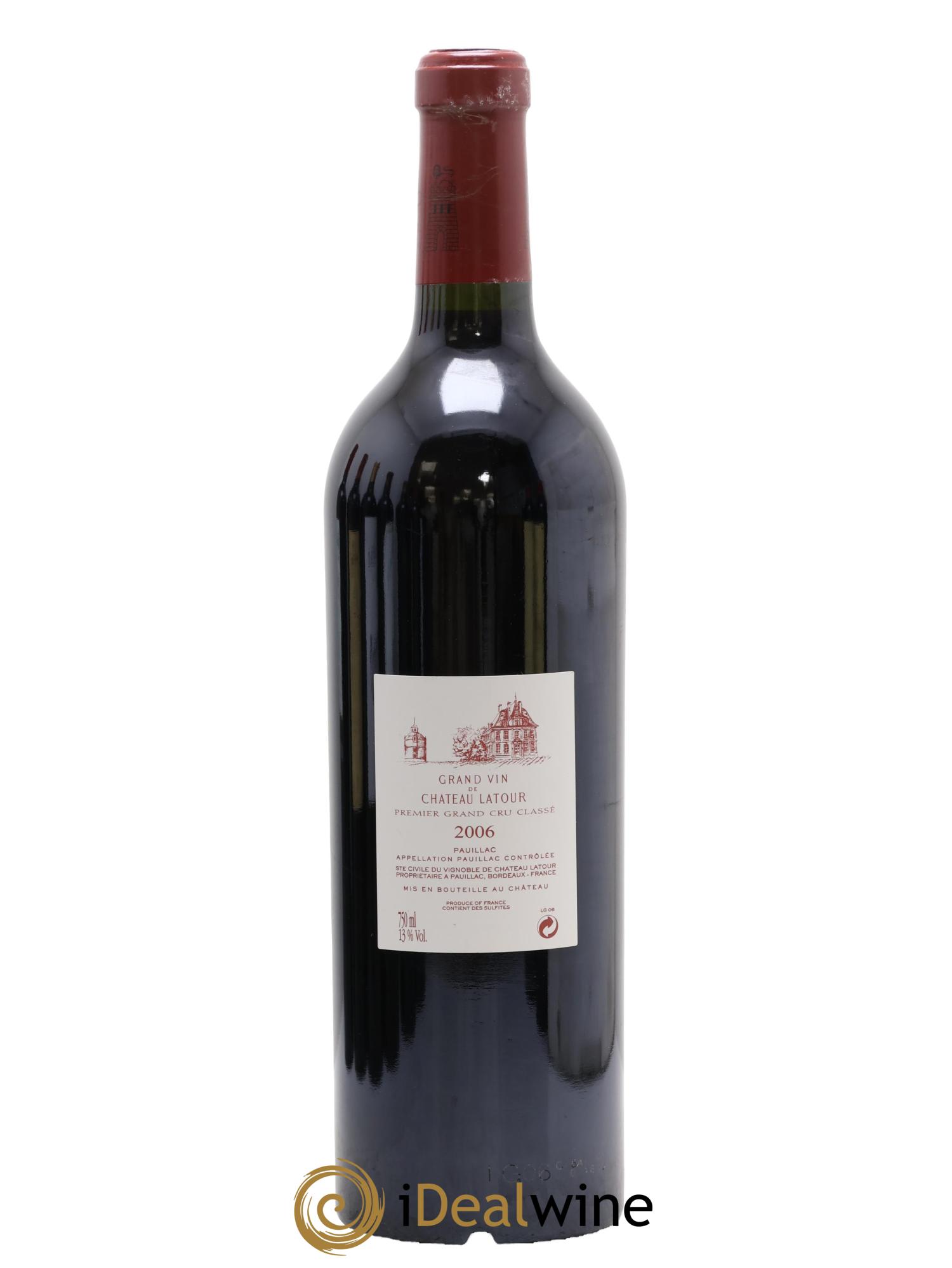 Château Latour 1er Grand Cru Classé 2006 - Lot de 1 bouteille - 1