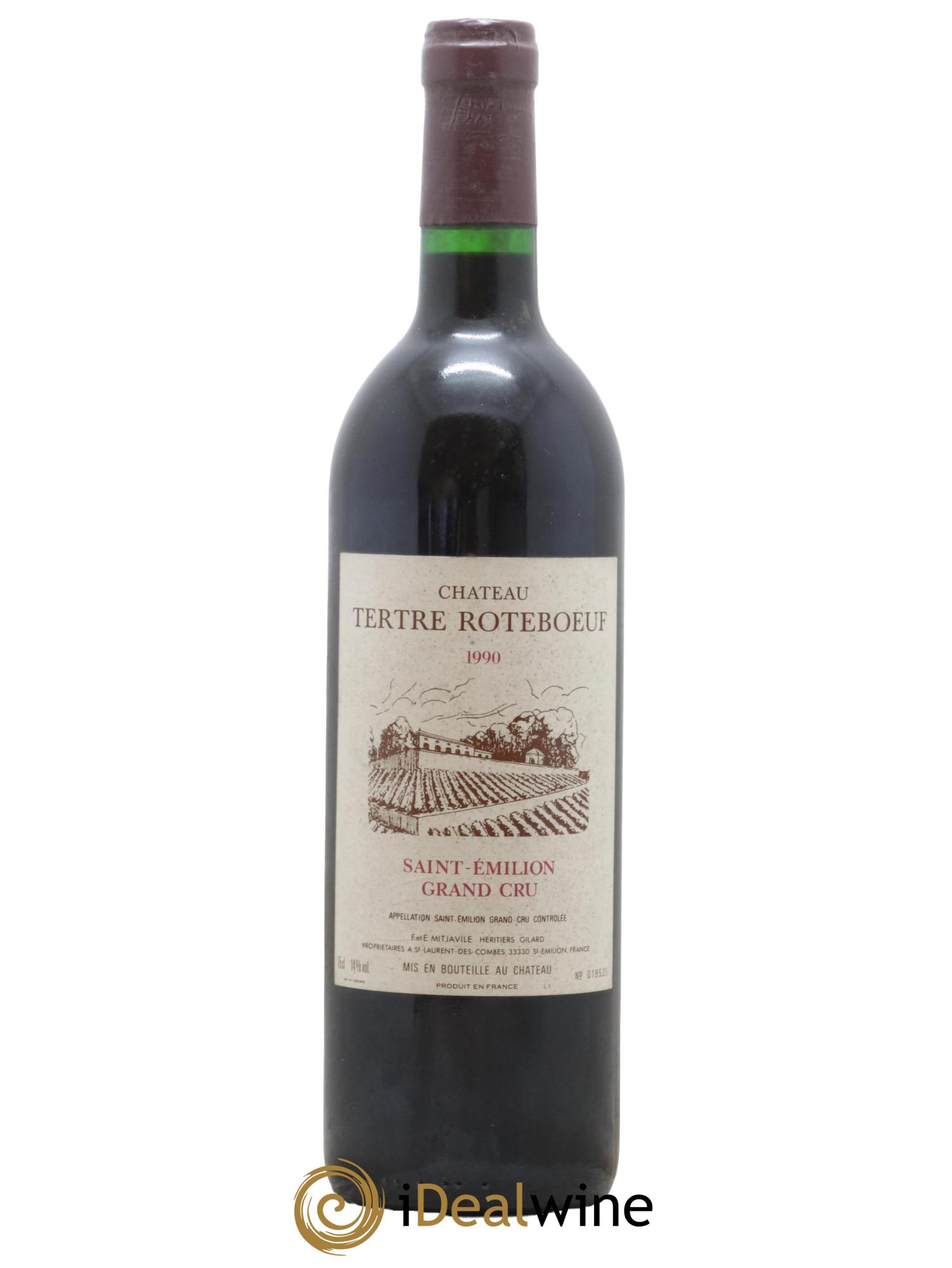 Château Tertre Roteboeuf 1990 - Posten von 1 Flasche - 0