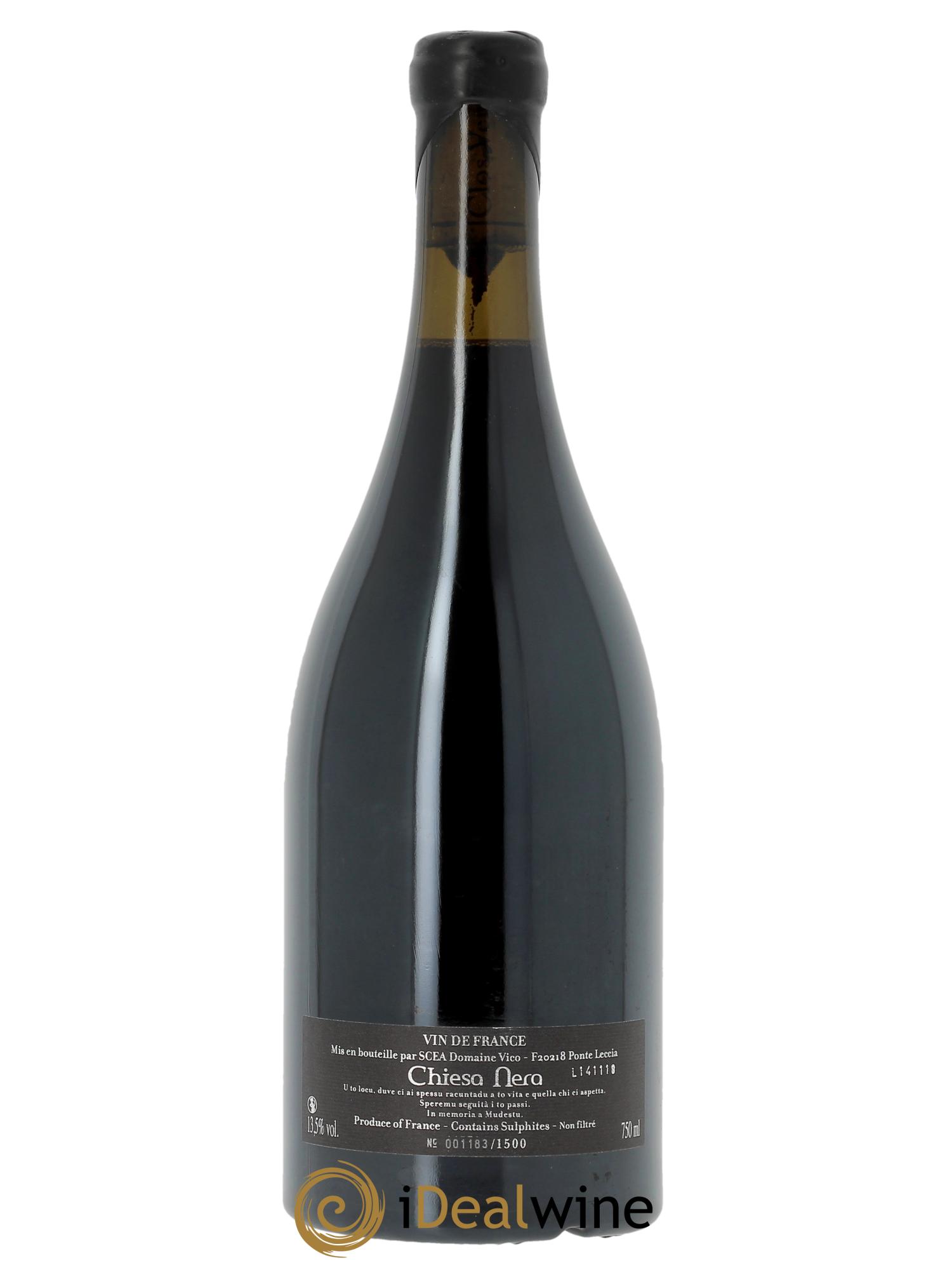 Vin de Corse Chiesa Nera Clos Venturi 2016 - Lot de 1 bouteille - 1