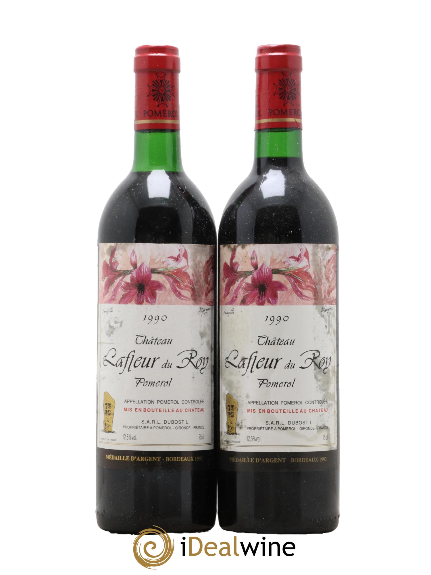 Lafleur du Roy 1990 - Posten von 2 Flaschen - 0