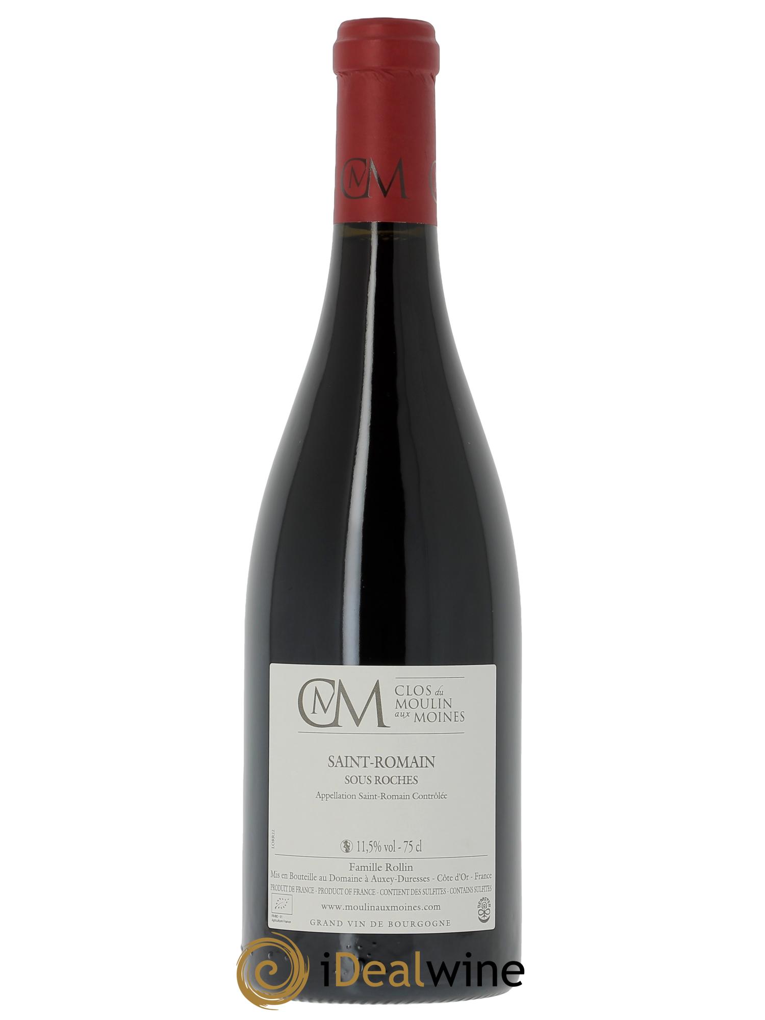 Saint-Romain Sous Roches Clos du Moulin aux Moines  2022 - Lot of 1 bottle - 1