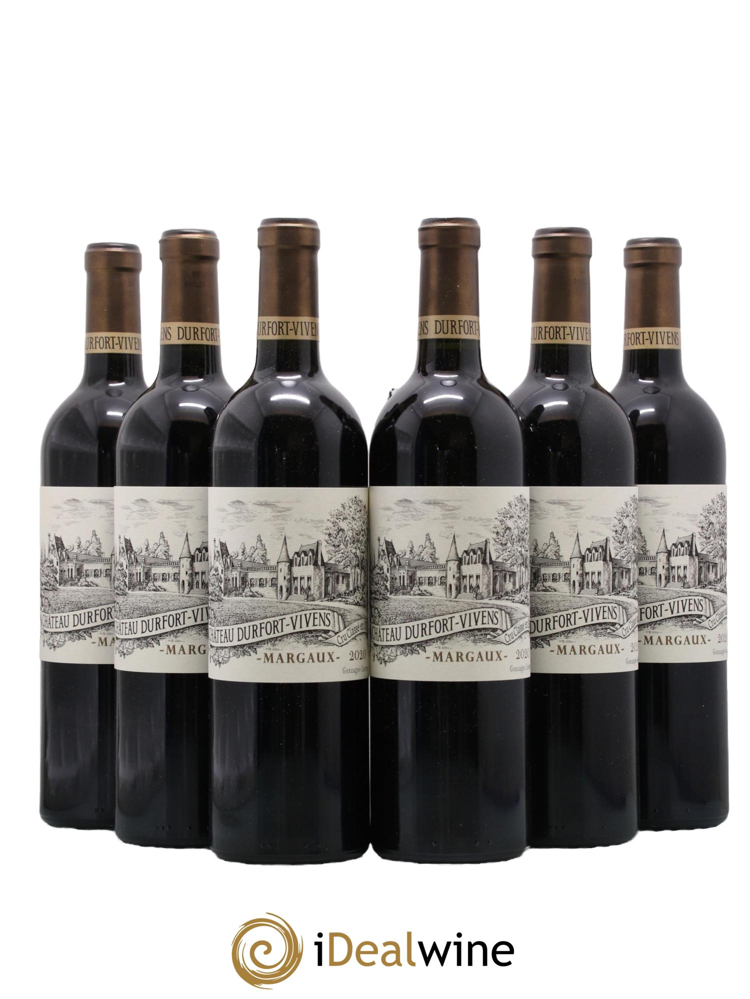Château Durfort Vivens 2ème Grand Cru Classé 2020 - Lot de 6 bouteilles - 0