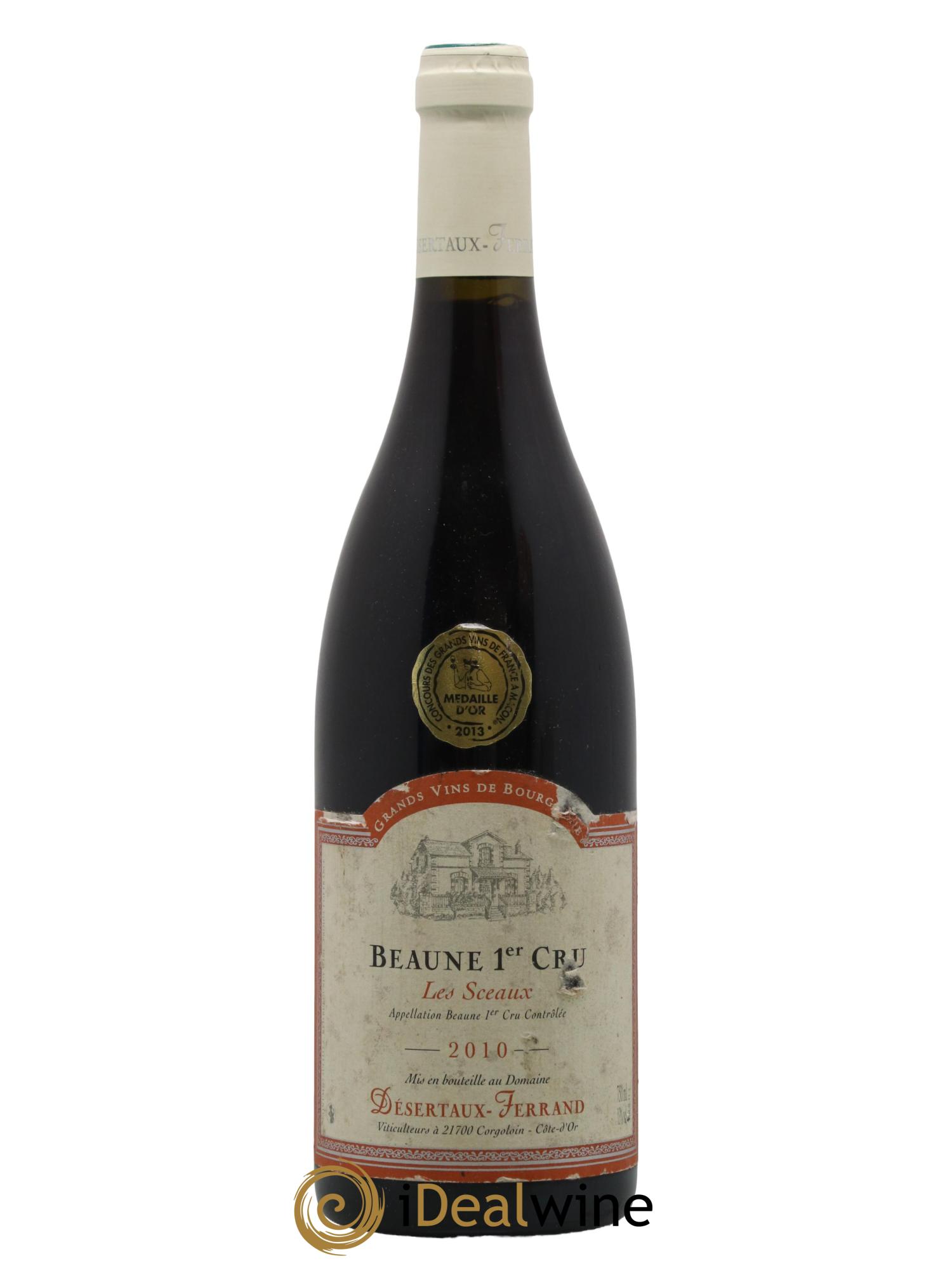 Beaune 1er Cru Les Sceaux Domaine Desertaux Ferrand 2010 - Lot de 1 bouteille - 0