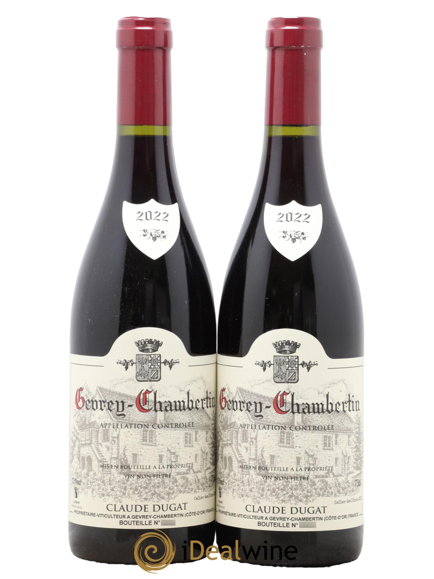 Gevrey-Chambertin Claude Dugat 2022 - Lot de 2 bouteilles - 0