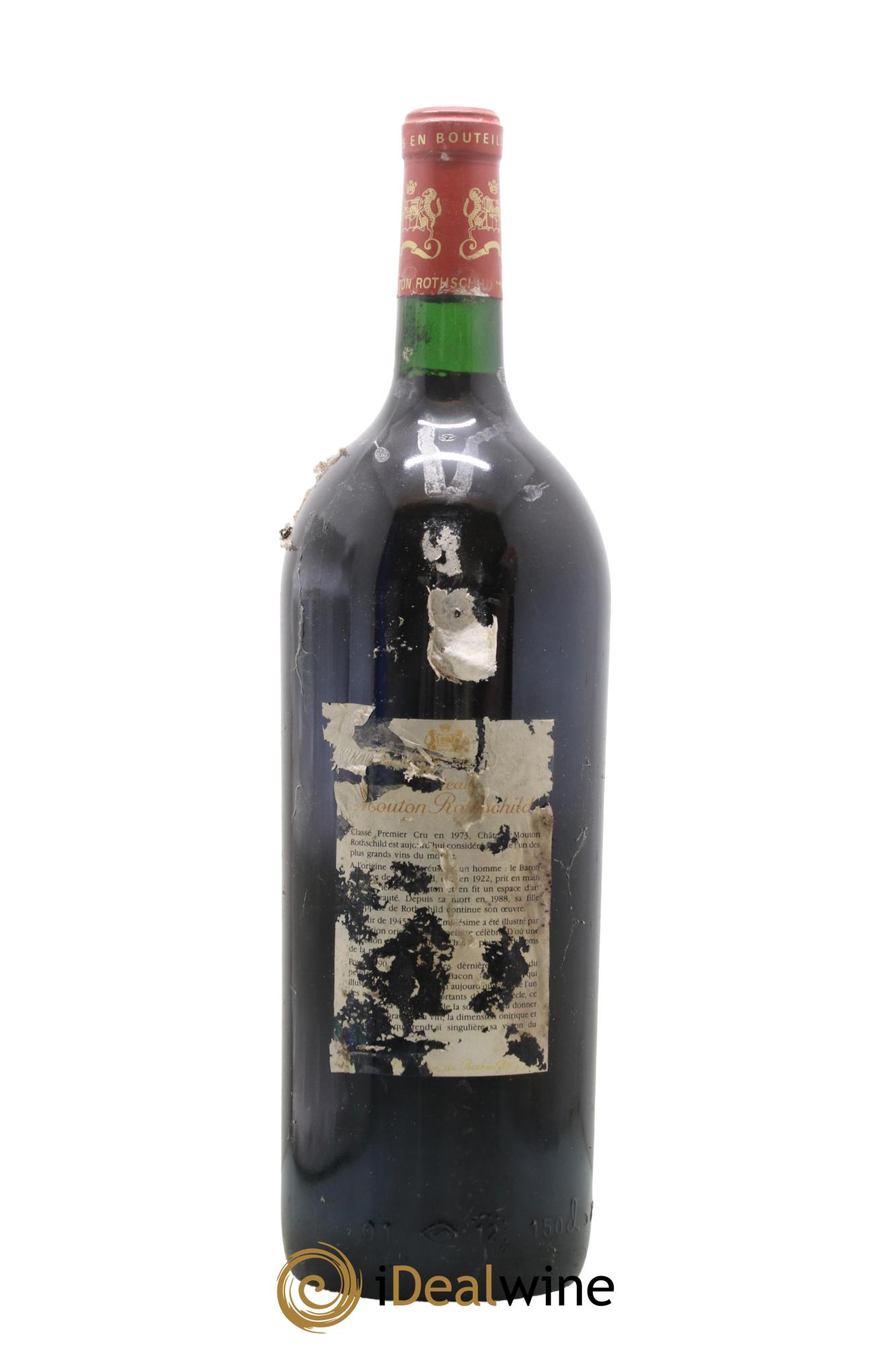 Château Mouton Rothschild 1er Grand Cru Classé 1990 - Lotto di 1 magnum - 1
