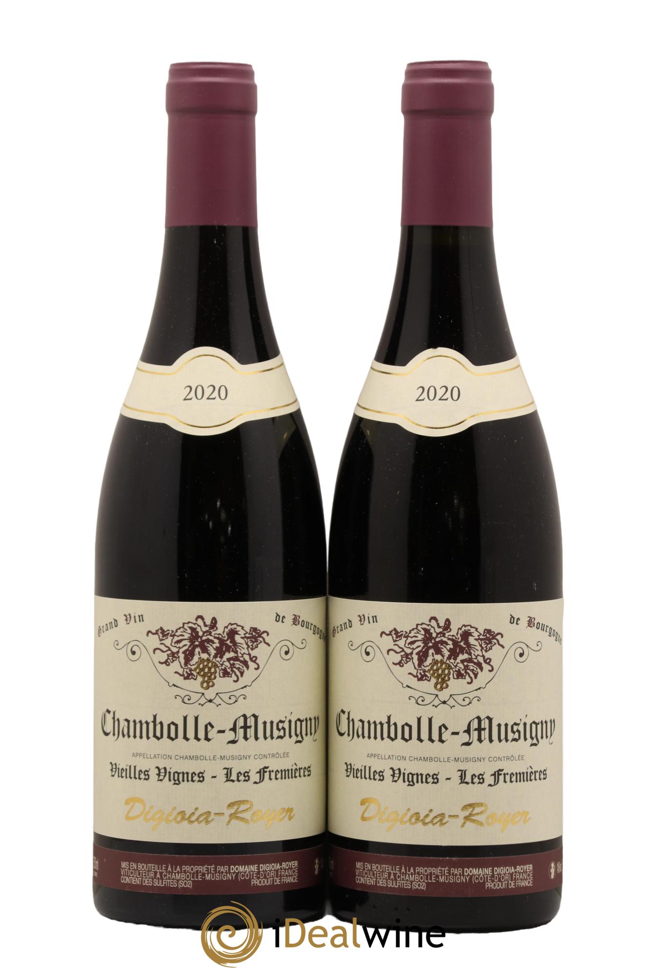 Chambolle-Musigny Vieilles Vignes Les Fremieres Domaine Digioia Royer 2020 - Lot de 2 bouteilles - 0