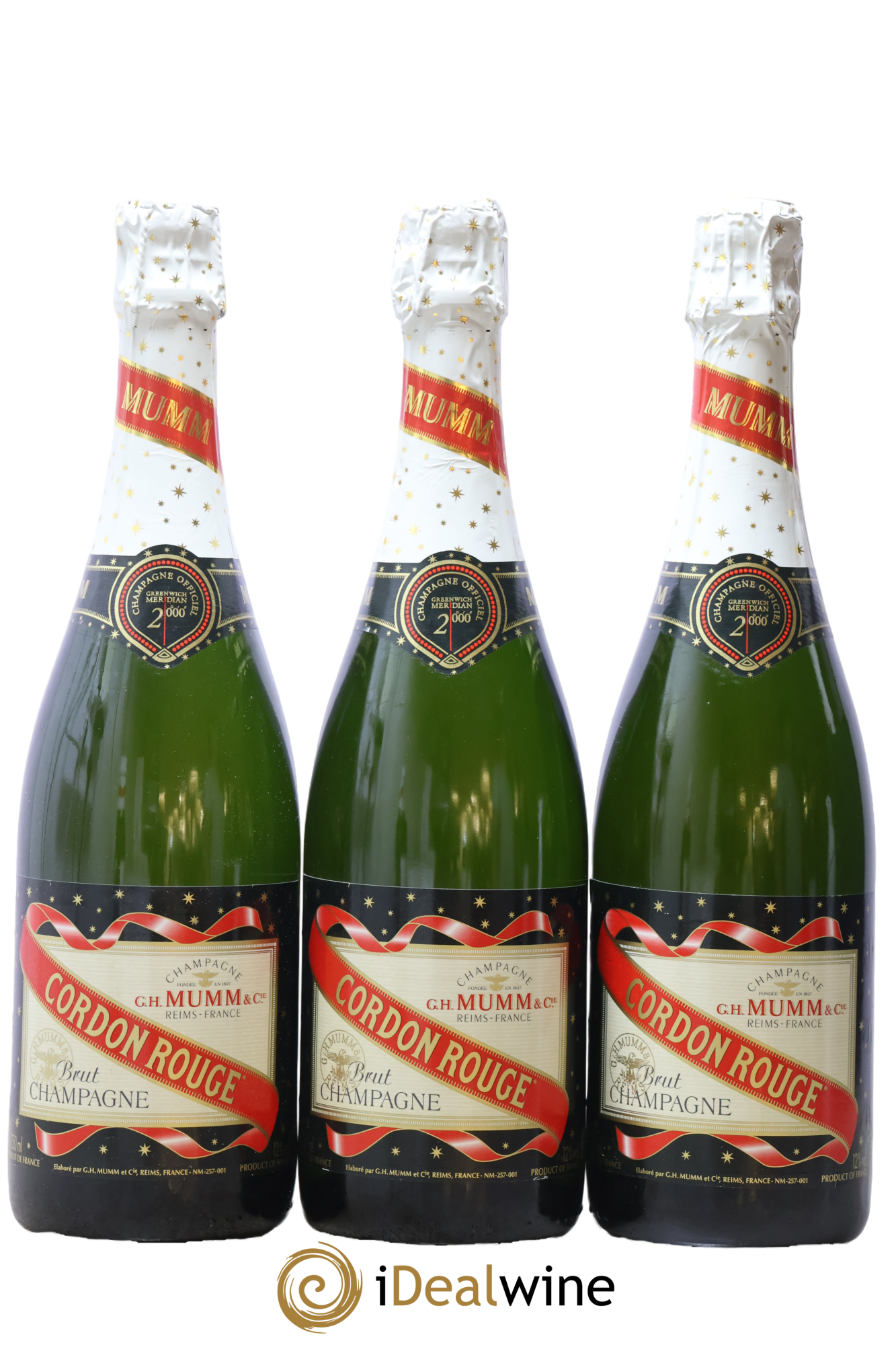 Cordon Rouge Mumm - Lot de 3 bouteilles - 0