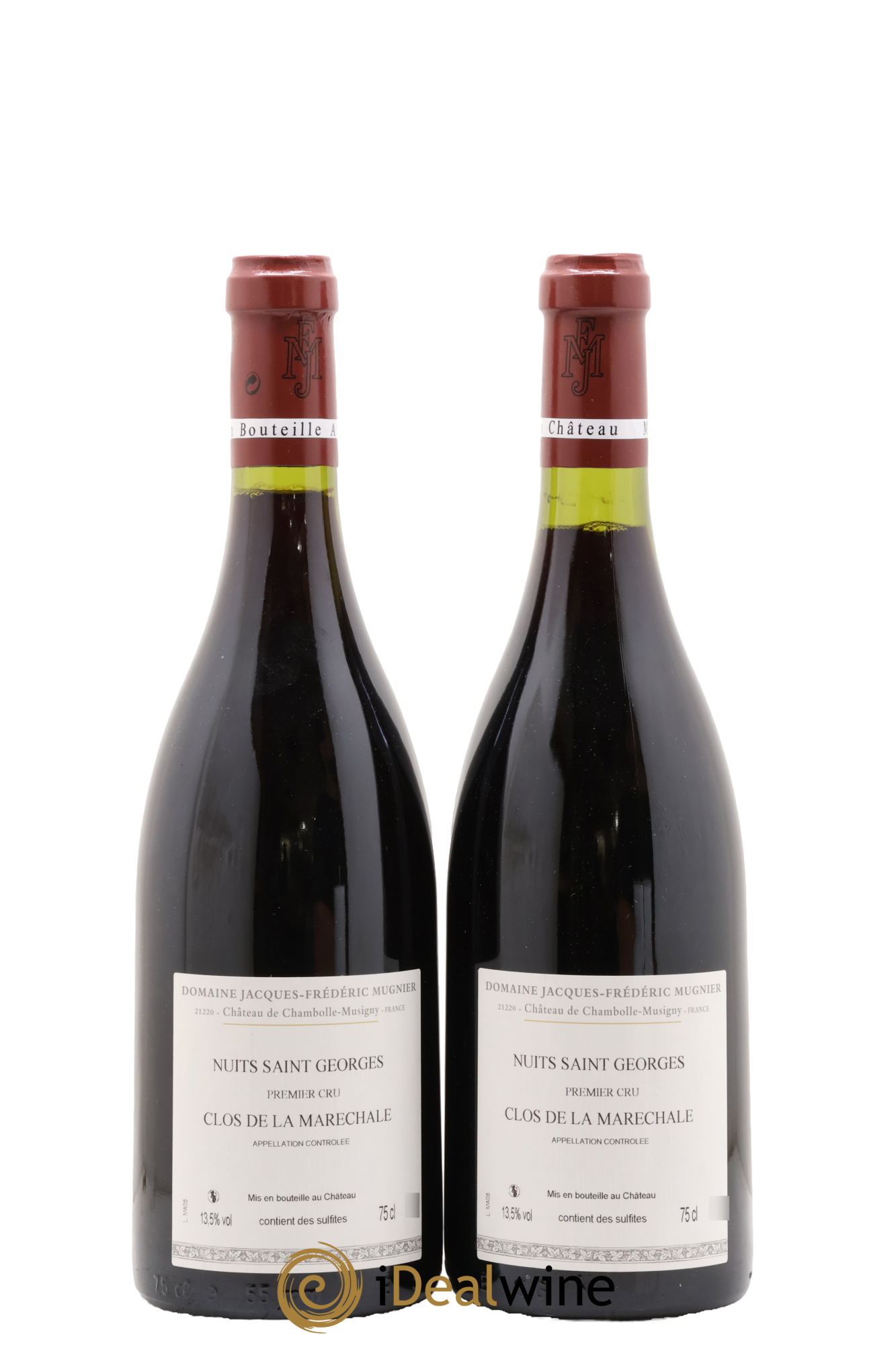 Nuits-Saint-Georges 1er Cru Clos de La Maréchale Jacques-Frédéric Mugnier 2005 - Lot de 2 bouteilles - 1