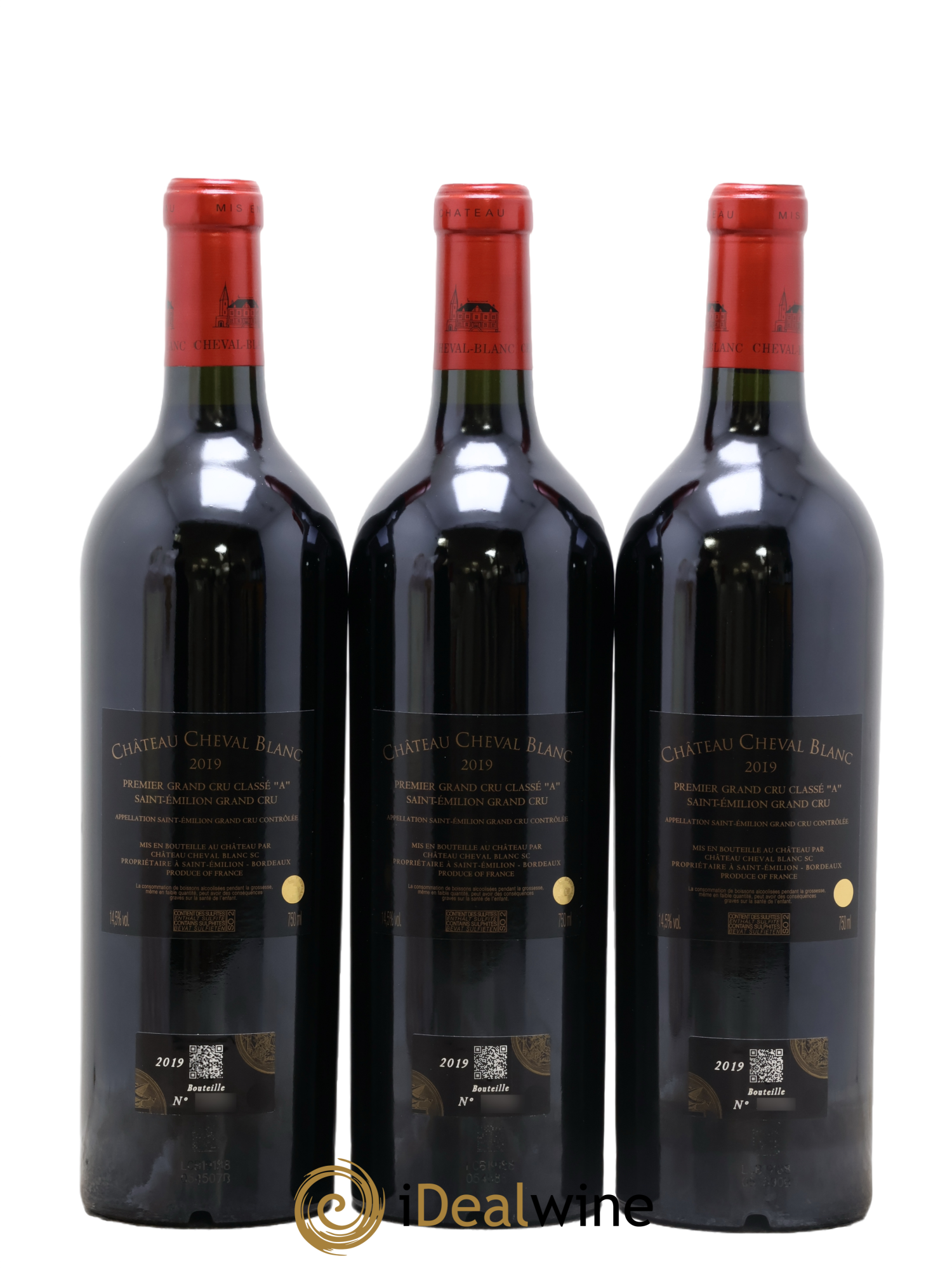 Château Cheval Blanc 1er Grand Cru Classé A 2019 - Posten von 6 Flaschen - 4
