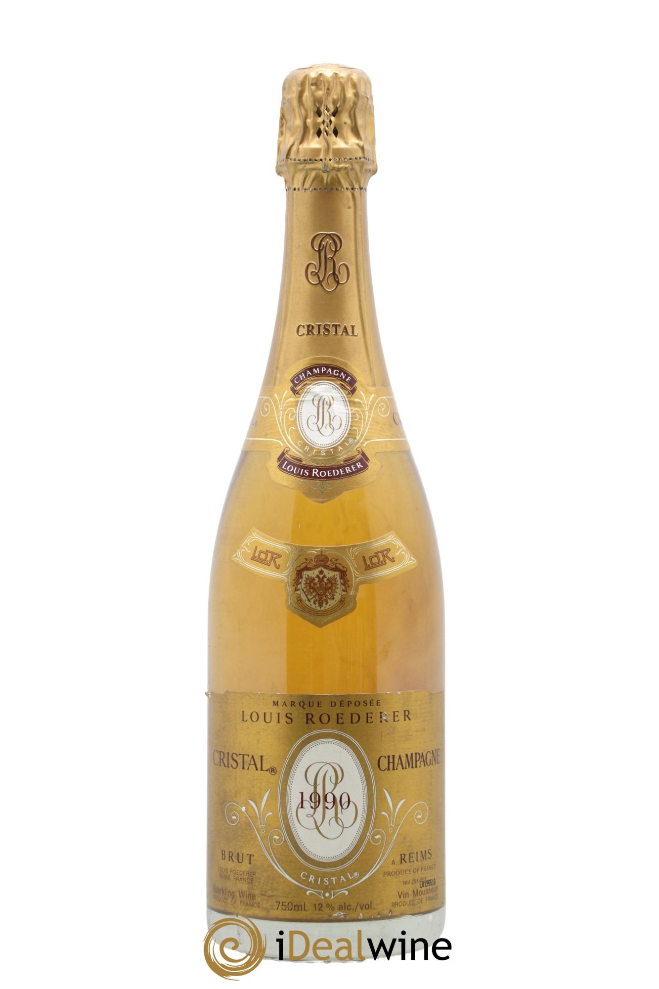 Cristal Louis Roederer 1990 - Lot de 1 bouteille - 0