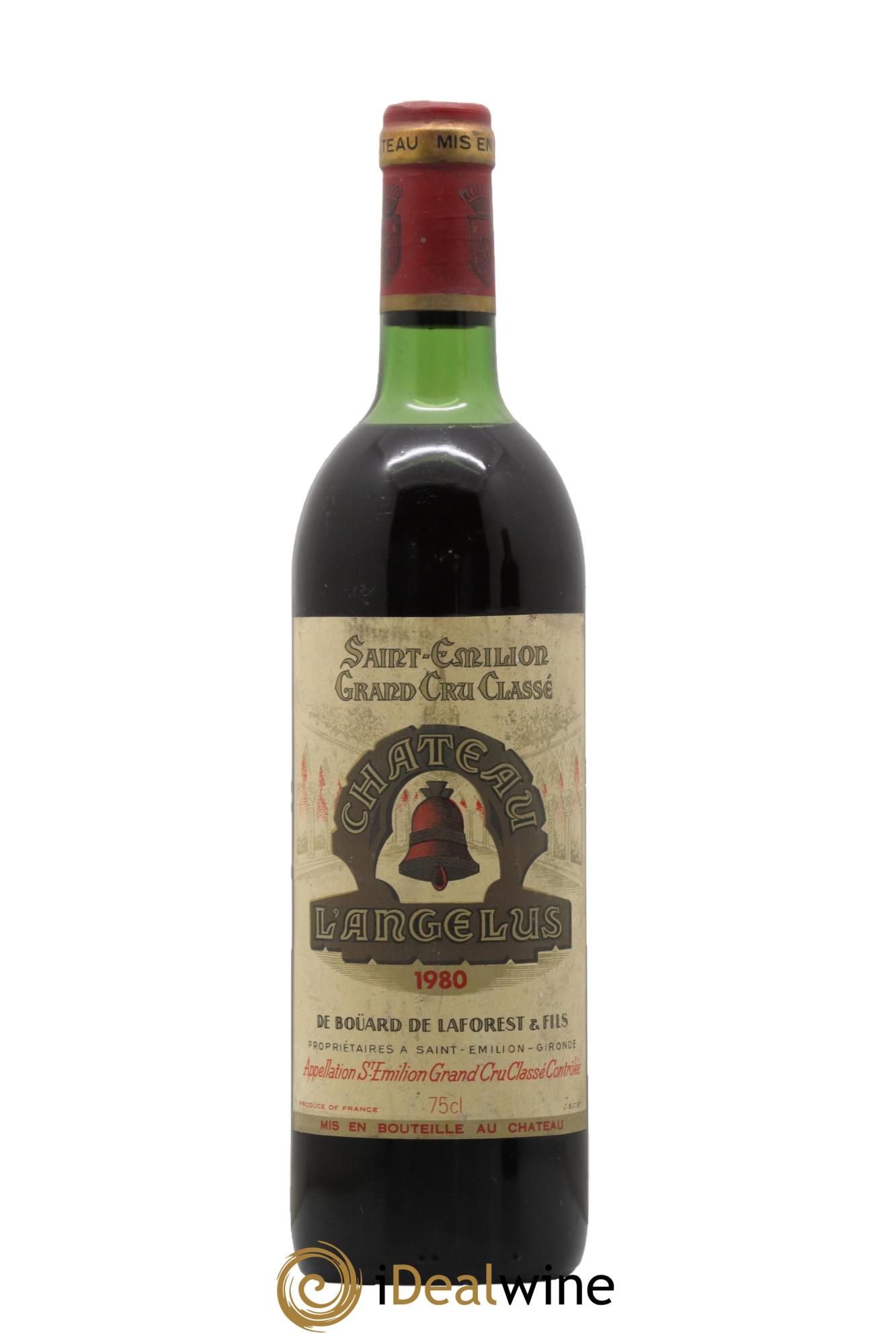 Château Angélus 1er Grand Cru Classé A 1980 - Lot de 1 bouteille - 0