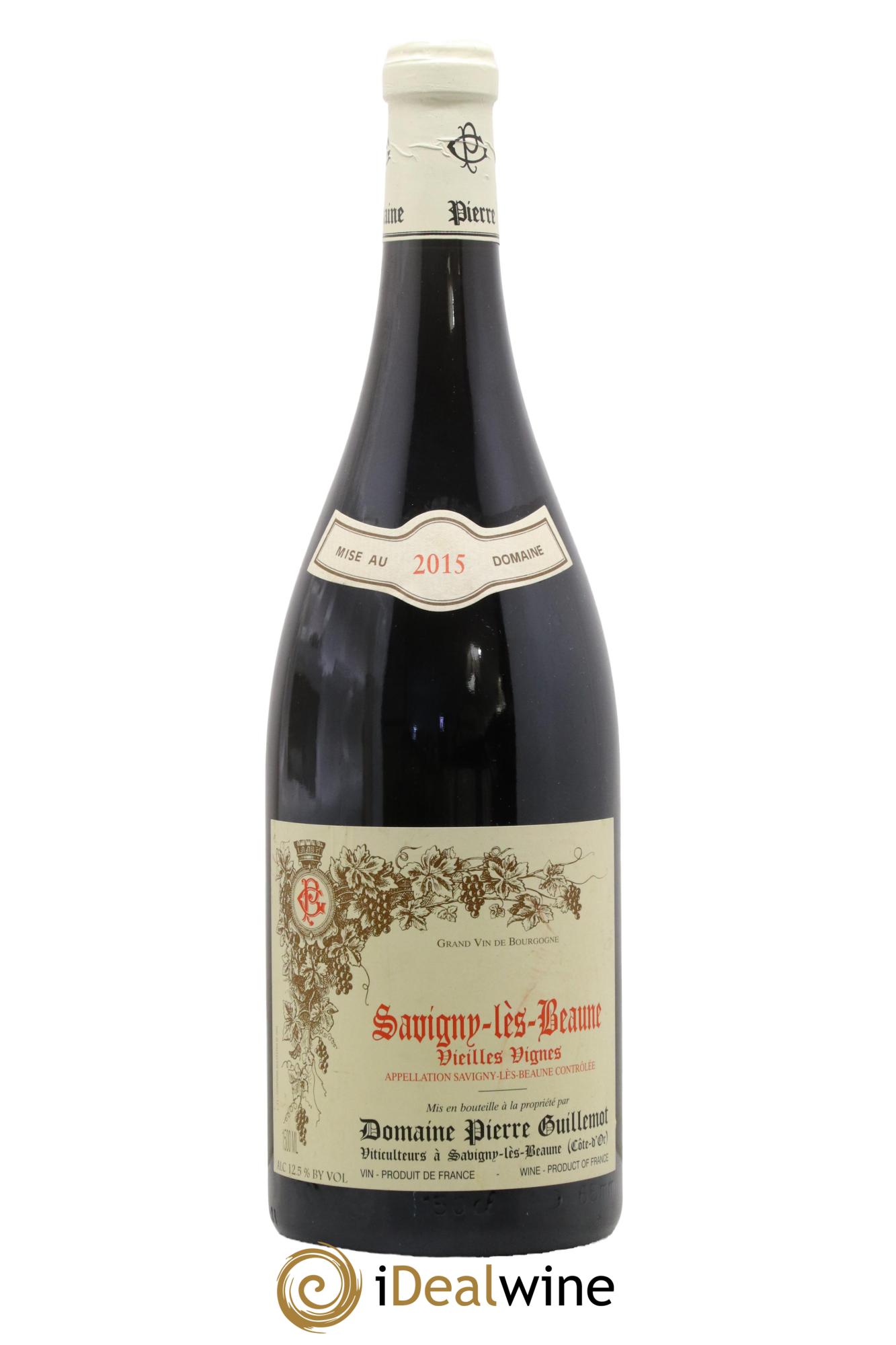 Savigny-lès-Beaune Vieilles Vignes Domaine Pierre Guillemot 2015 - Lot of 1 magnum - 0