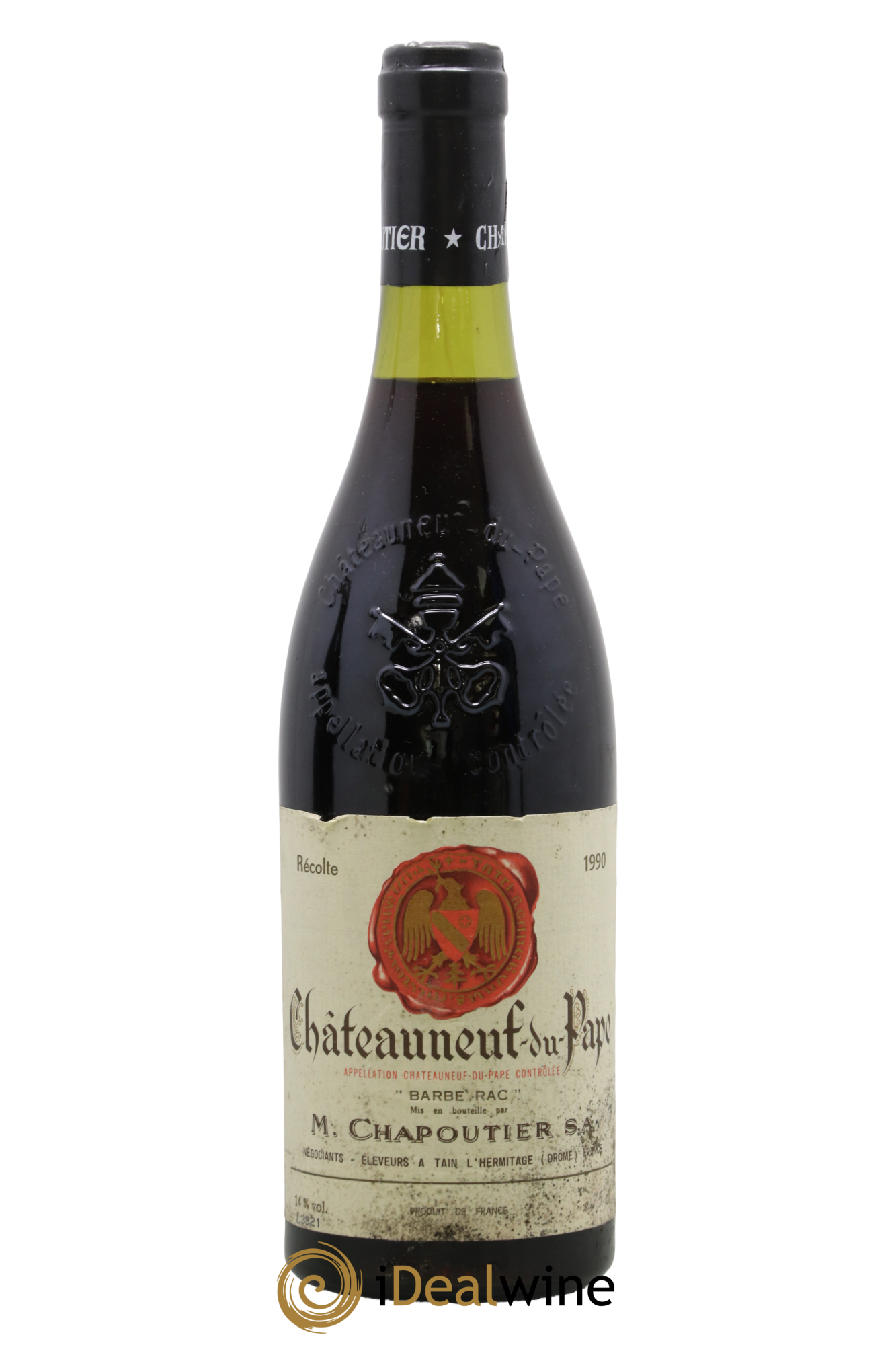 Châteauneuf-du-Pape Barbe Rac Chapoutier 1990 - Lot de 1 bouteille - 0