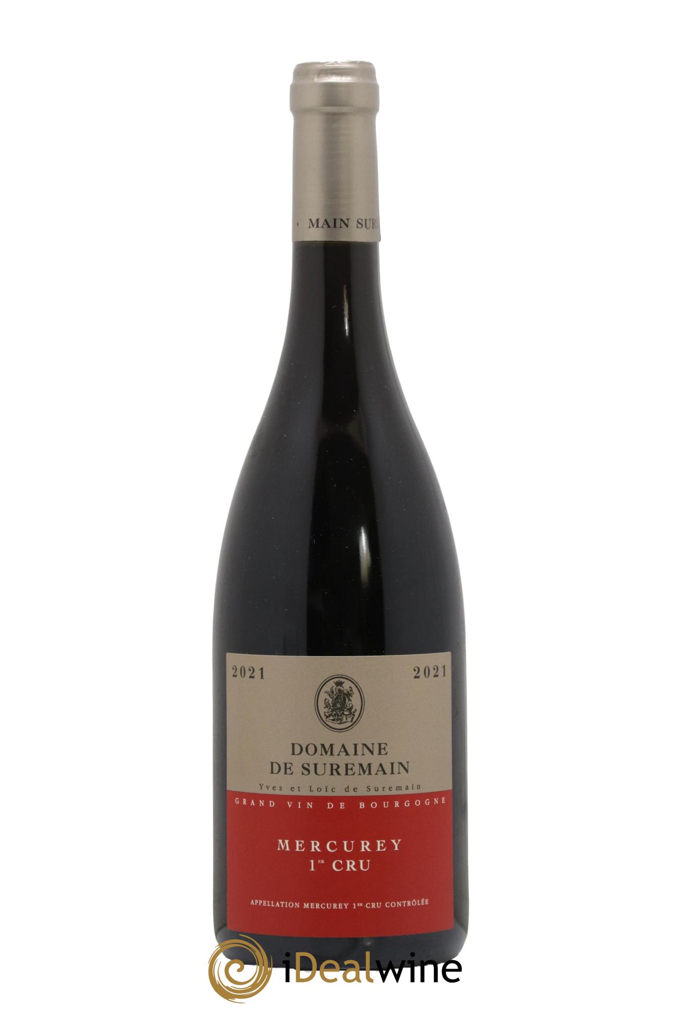 Mercurey 1er Cru Domaine de Suremain 2021 - Lot de 1 bouteille - 0