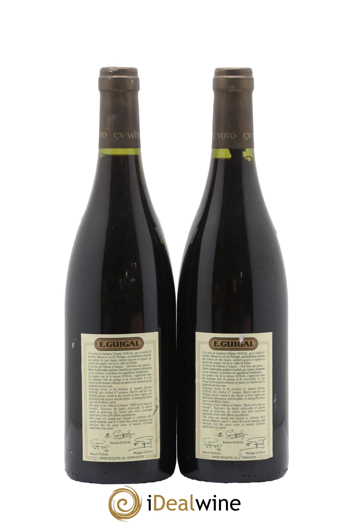 Ermitage Ex Voto Guigal 2003 - Posten von 2 Flaschen - 1