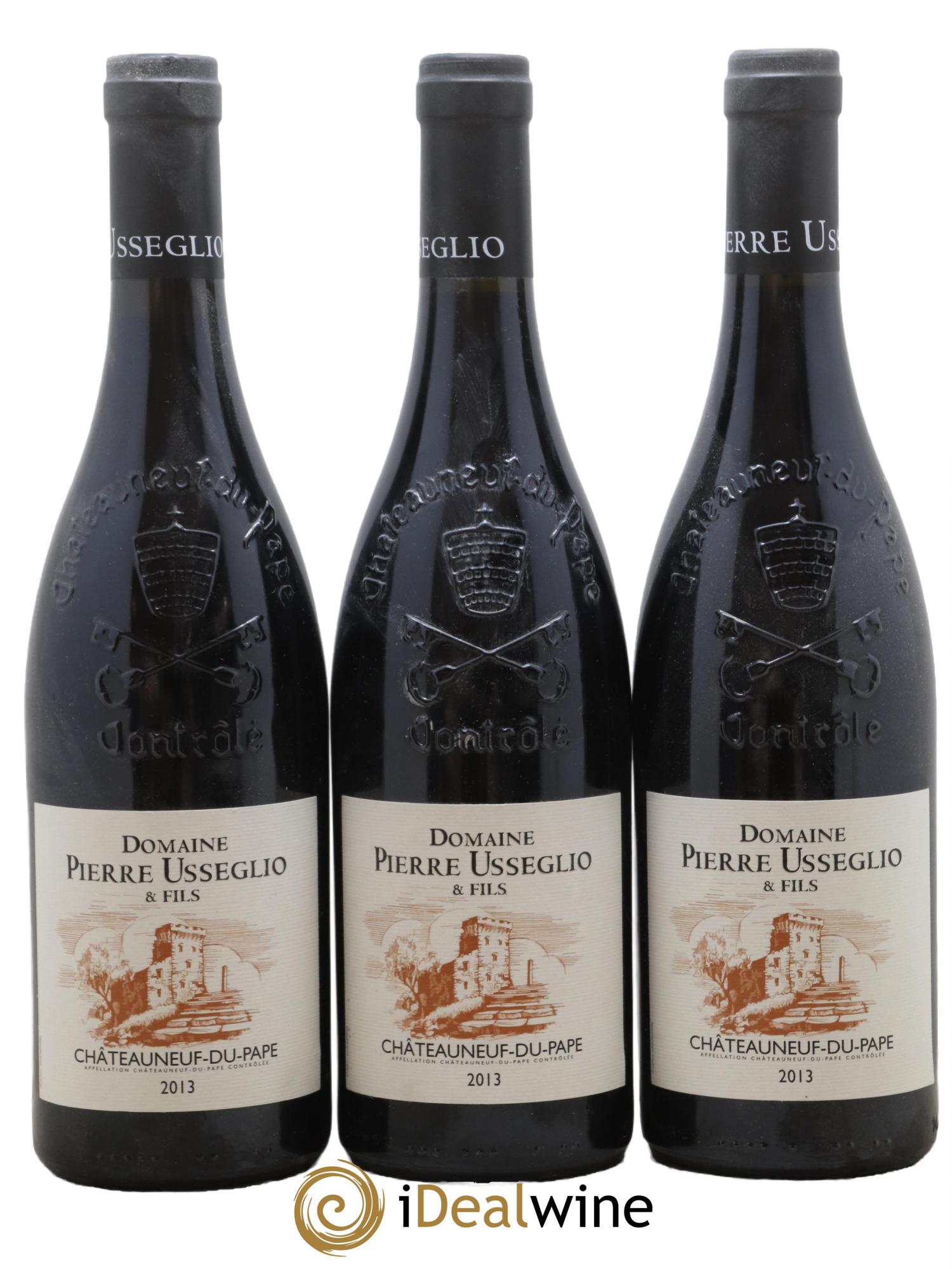 Châteauneuf-du-Pape Tradition Pierre Usseglio & Fils 2013 - Lot de 3 bouteilles - 0