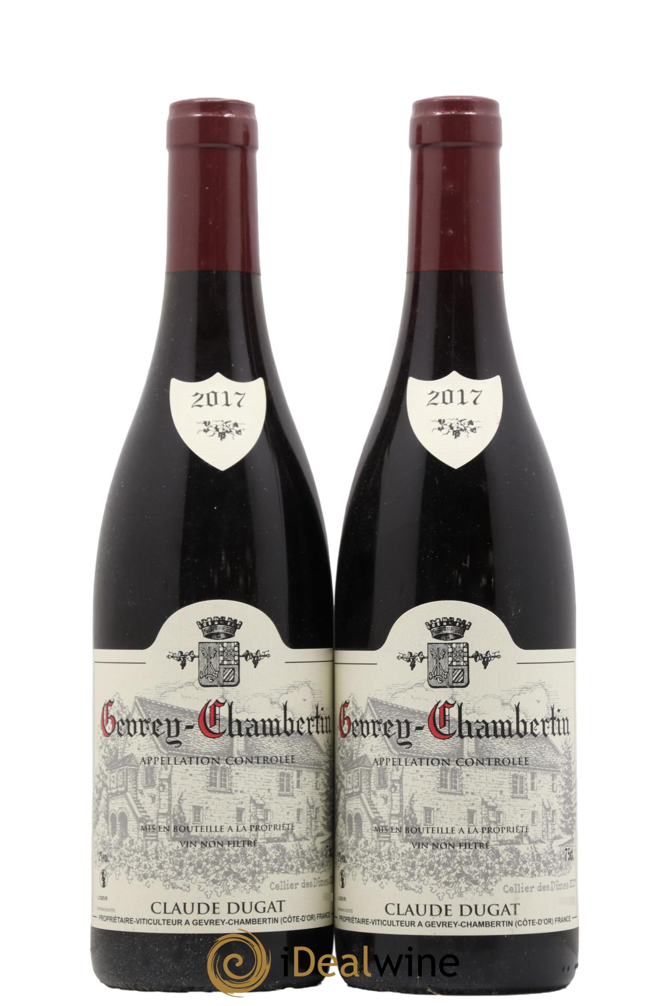 Gevrey-Chambertin Claude Dugat 2017 - Posten von 2 Flaschen - 0