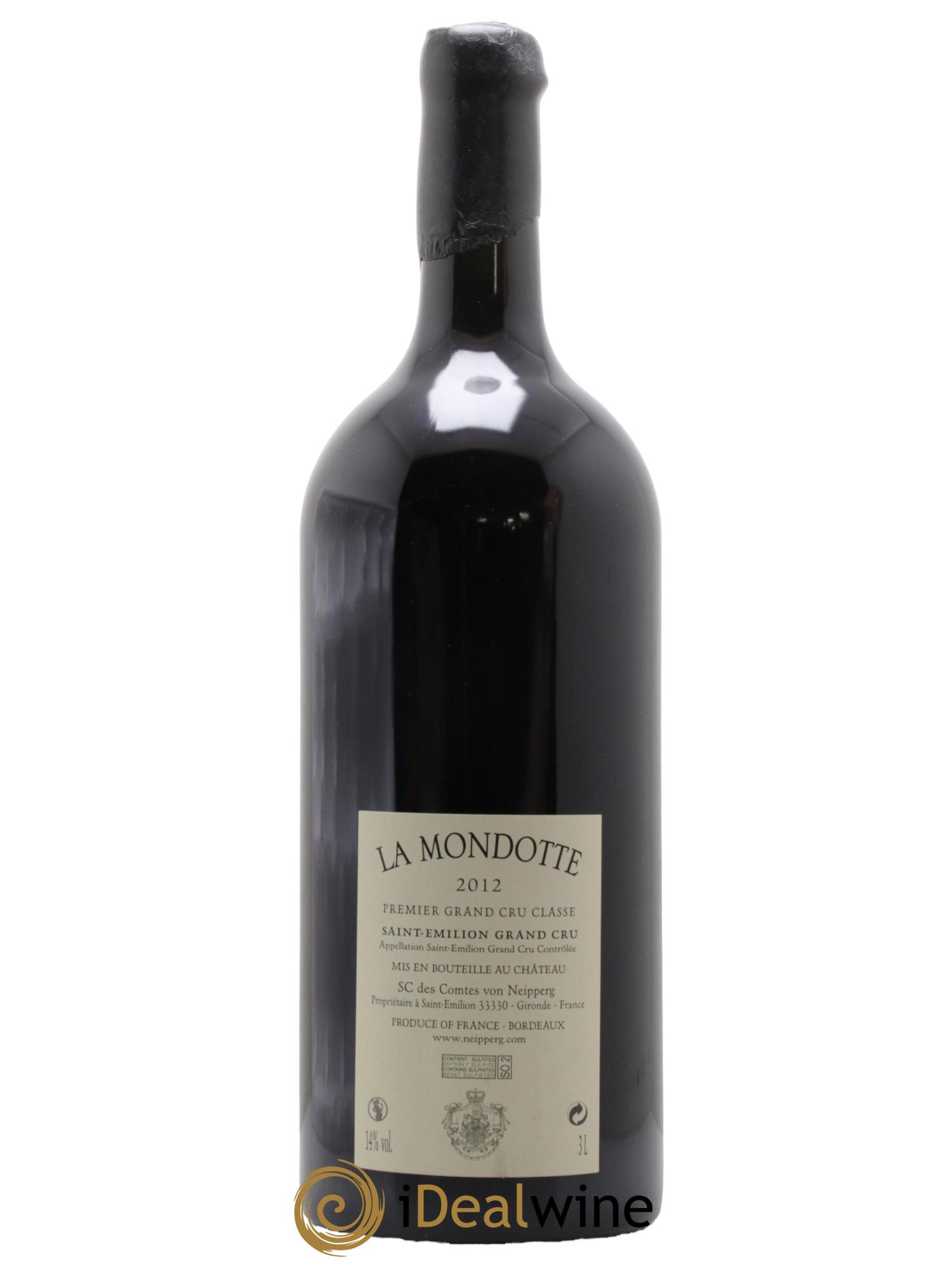 La Mondotte 1er Grand Cru Classé B depuis 2012 2012 - Lot de 1 double magnum - 2