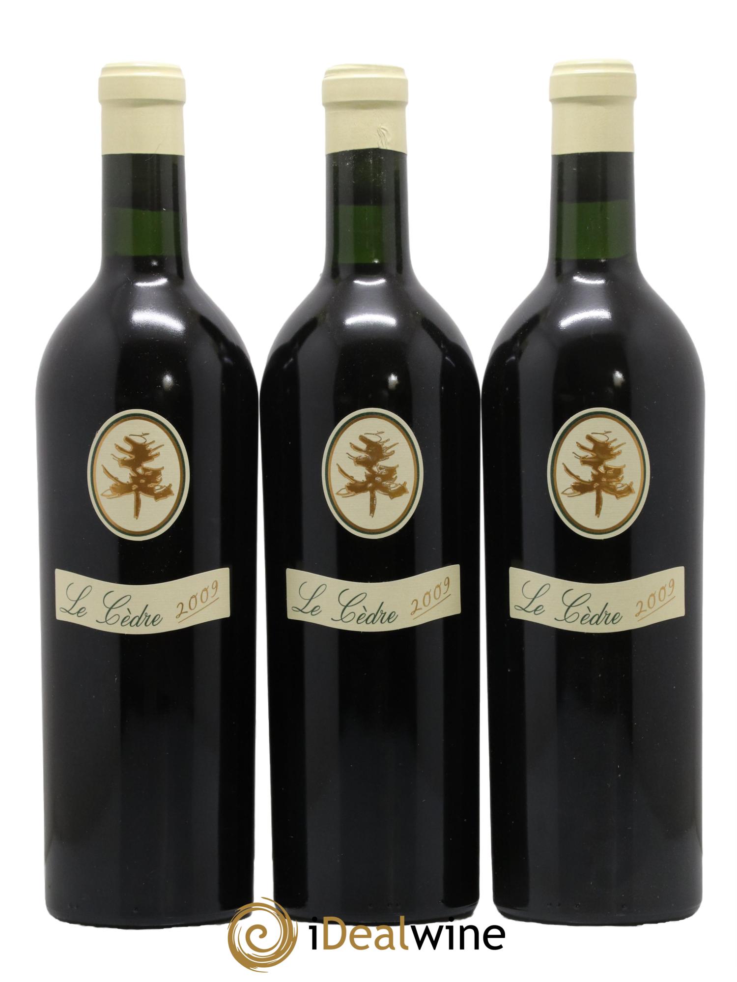 Cahors Château du Cèdre Cuvée Le Cèdre Pascal et Jean-Marc Verhaeghe 2009 - Posten von 3 Flaschen - 0