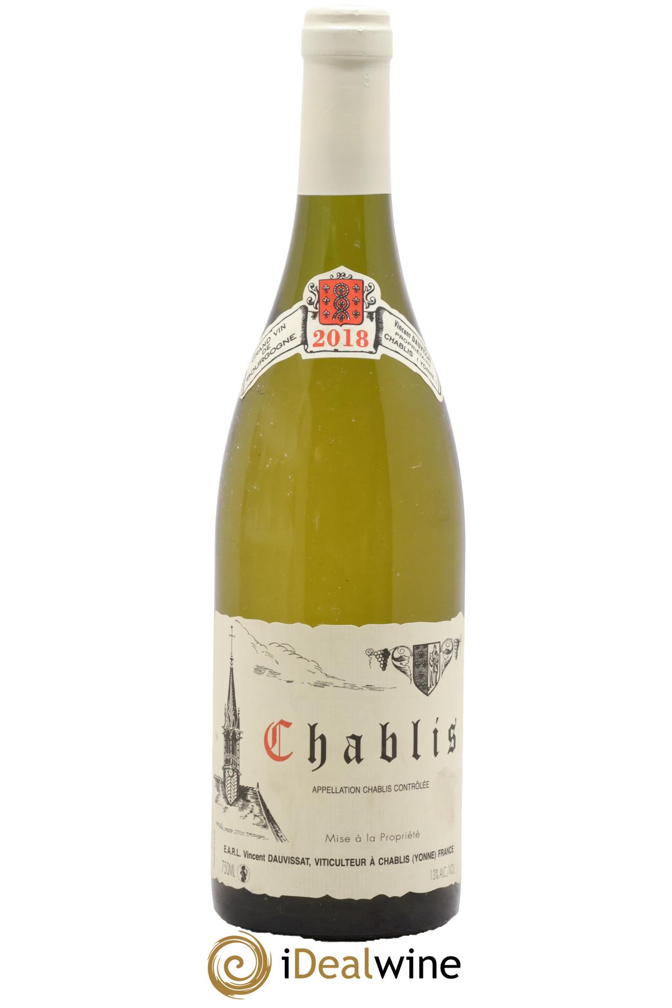 Chablis Vincent Dauvissat (Domaine) 2018 - Lot de 1 bouteille - 0