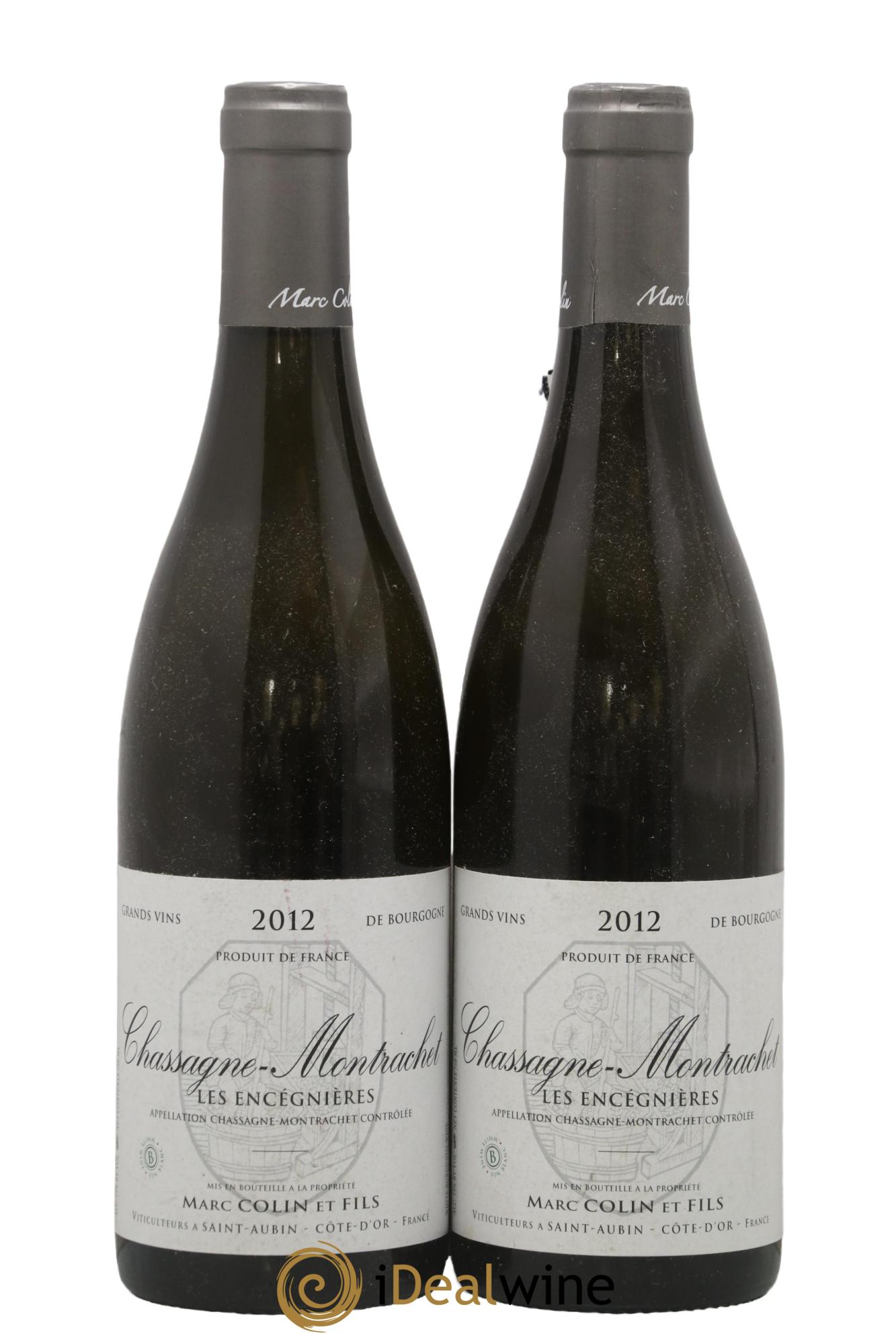 Chassagne-Montrachet Les Encégnières Marc Colin & Fils 2012 - Lot de 2 bouteilles - 0