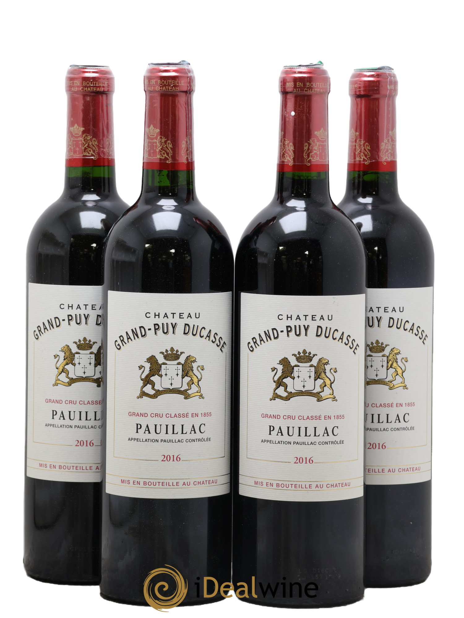 Château Grand Puy Ducasse 5ème Grand Cru Classé 2016 - Lotto di 4 bottiglie - 0