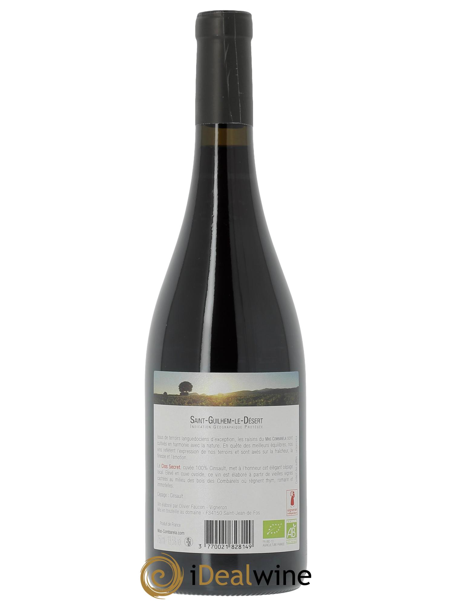 Saint-Guilhem-Le-Désert Le Clos Secret Mas Combarela  2023 - Lot of 1 bottle - 1