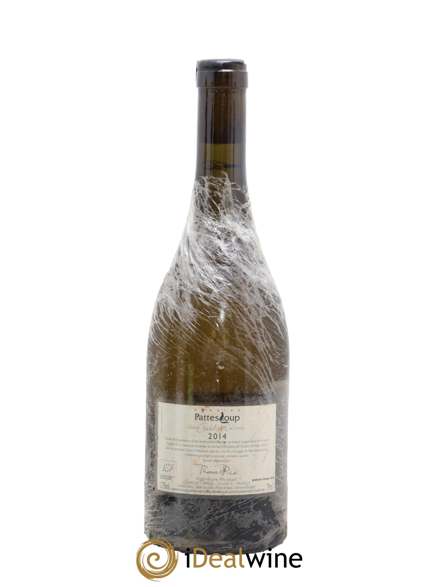 Chablis 1er Cru Butteaux Pattes Loup (Domaine) 2014 - Posten von 1 Flasche - 1