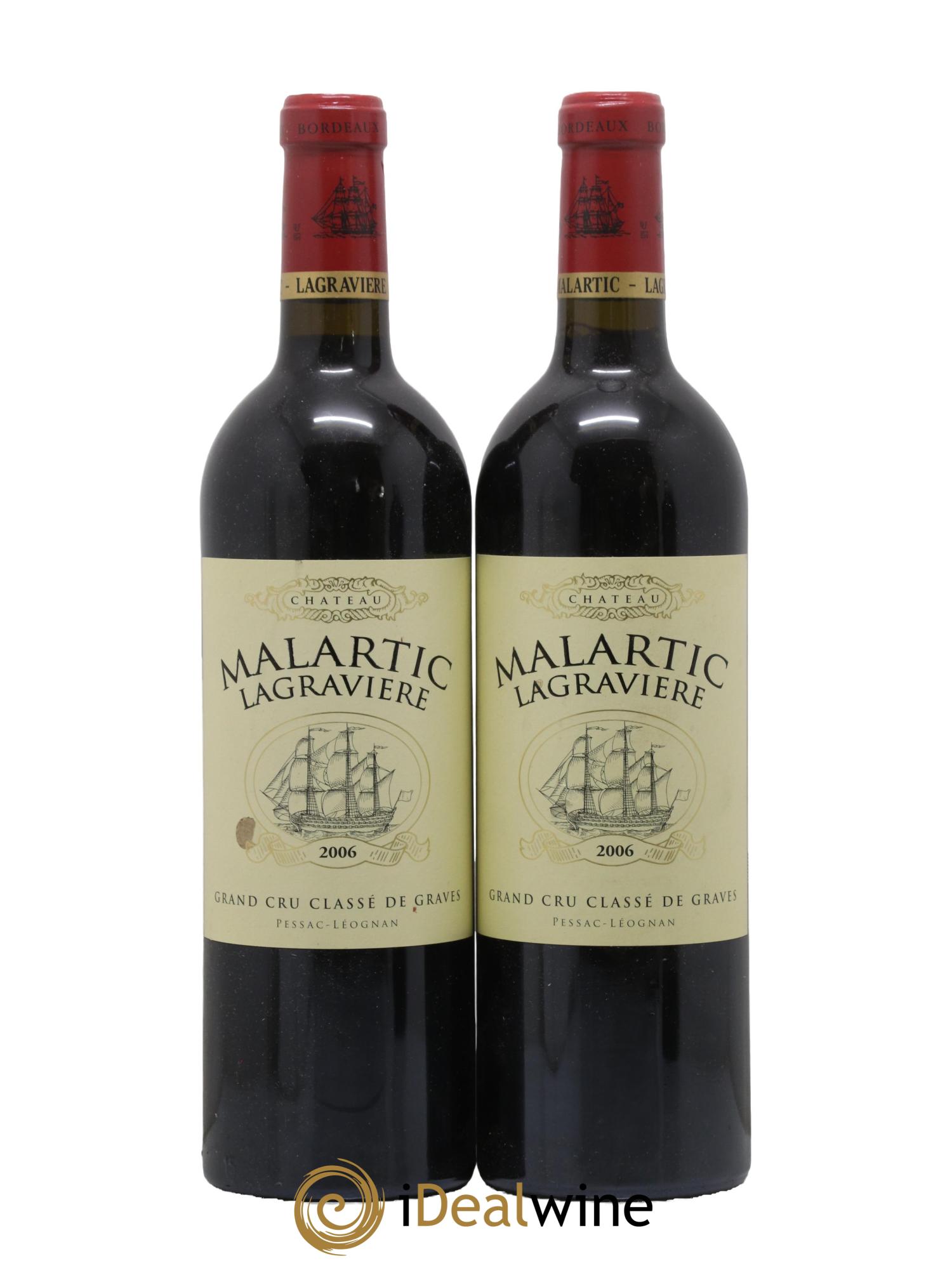 Château Malartic-Lagravière Cru Classé de Graves 2006 - Lot de 2 bouteilles - 0
