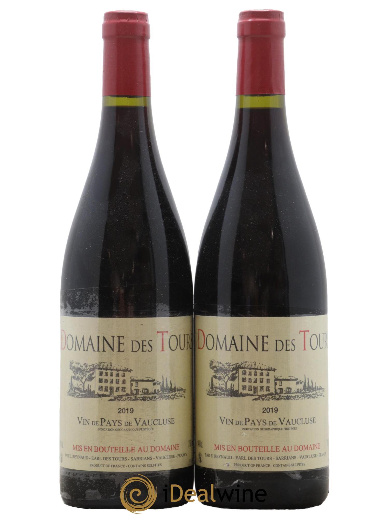 Vaucluse (Vin de Pays de Vaucluse) Domaine des Tours Emmanuel Reynaud 2019 - Lot de 2 bouteilles - 0