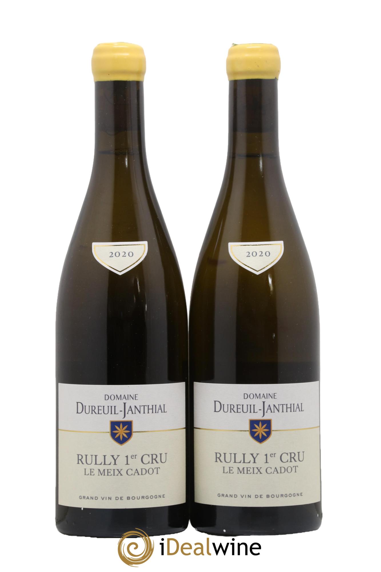 Rully 1er Cru Le Meix Cadot Vincent Dureuil-Janthial 2020 - Lot de 2 bouteilles - 0