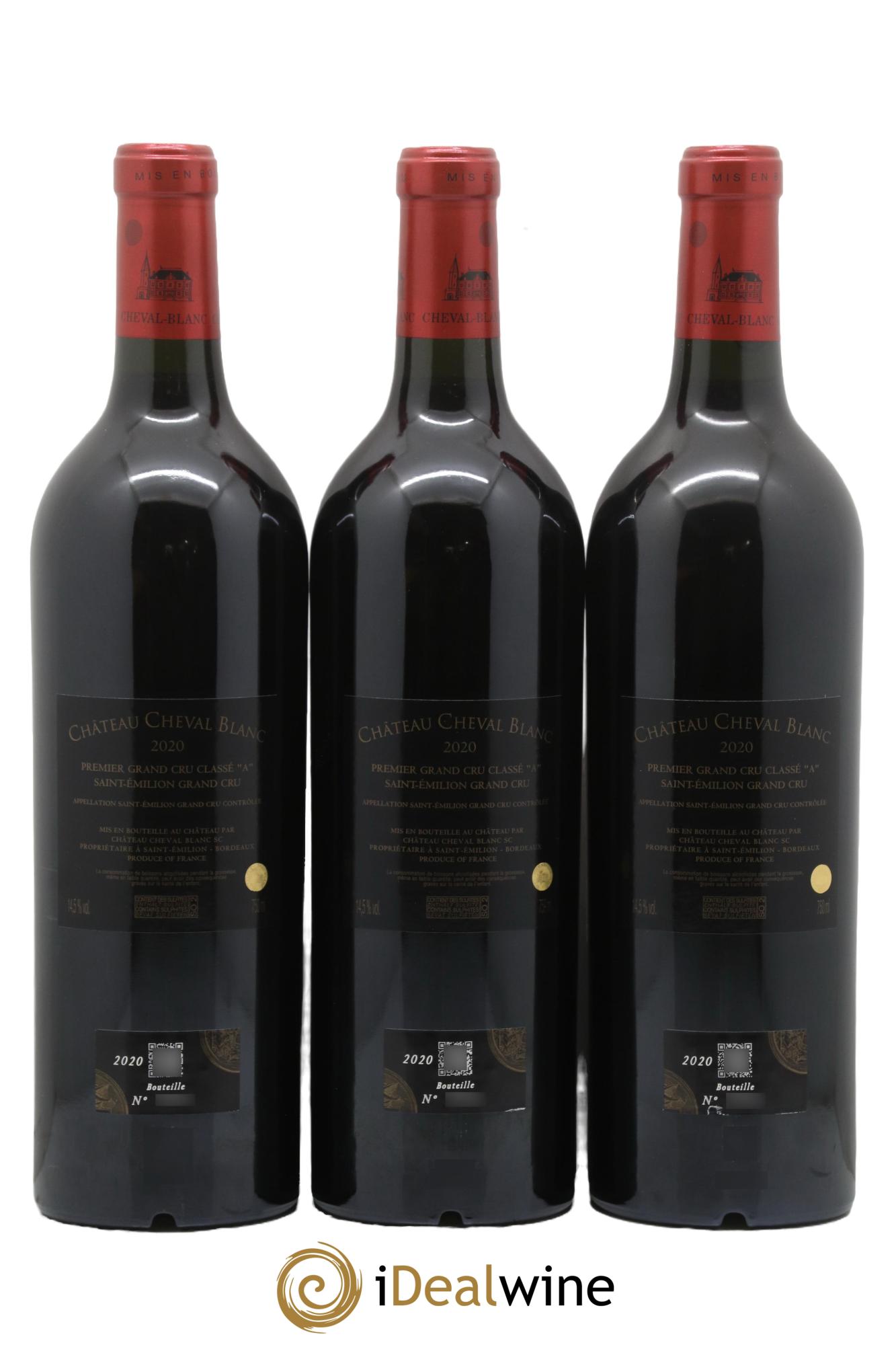 Château Cheval Blanc 1er Grand Cru Classé A  2020 - Lot de 6 bouteilles - 2