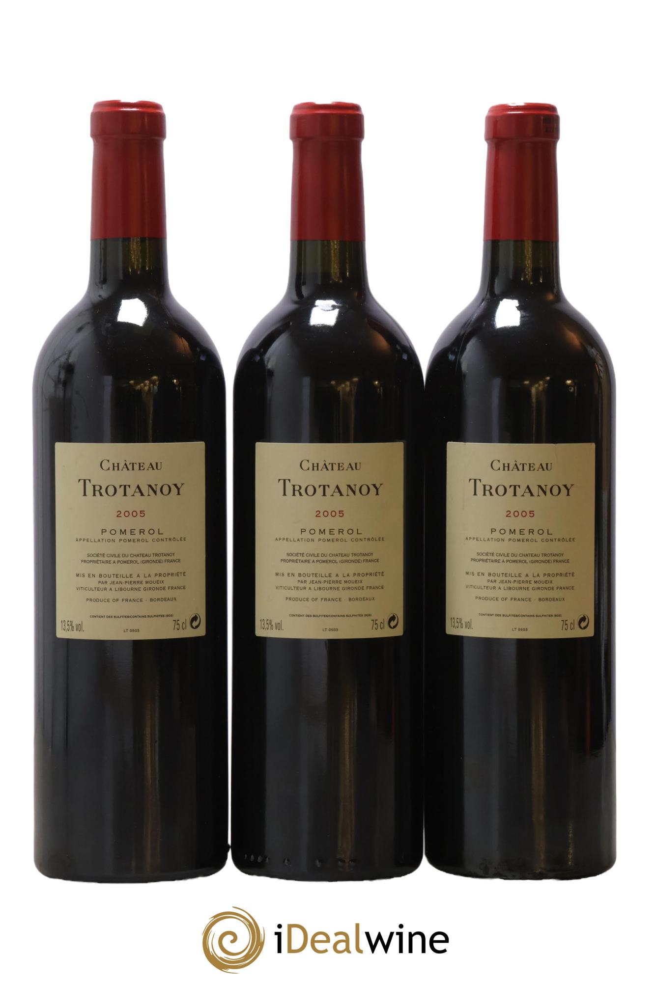 Château Trotanoy  2005 - Posten von 3 Flaschen - 1