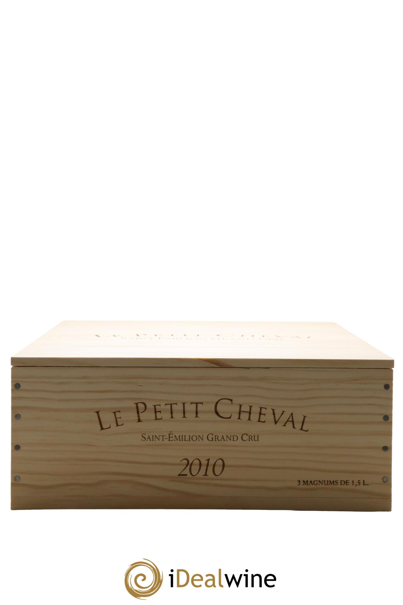 Le Petit Cheval Second Vin 2010 - Lotto di 3 magnum - 2